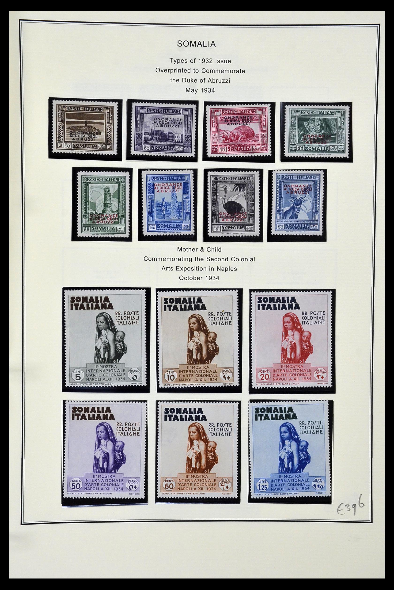 34320 183 - Postzegelverzameling 34320 Italiaanse gebieden en koloniën 1874-1941.
