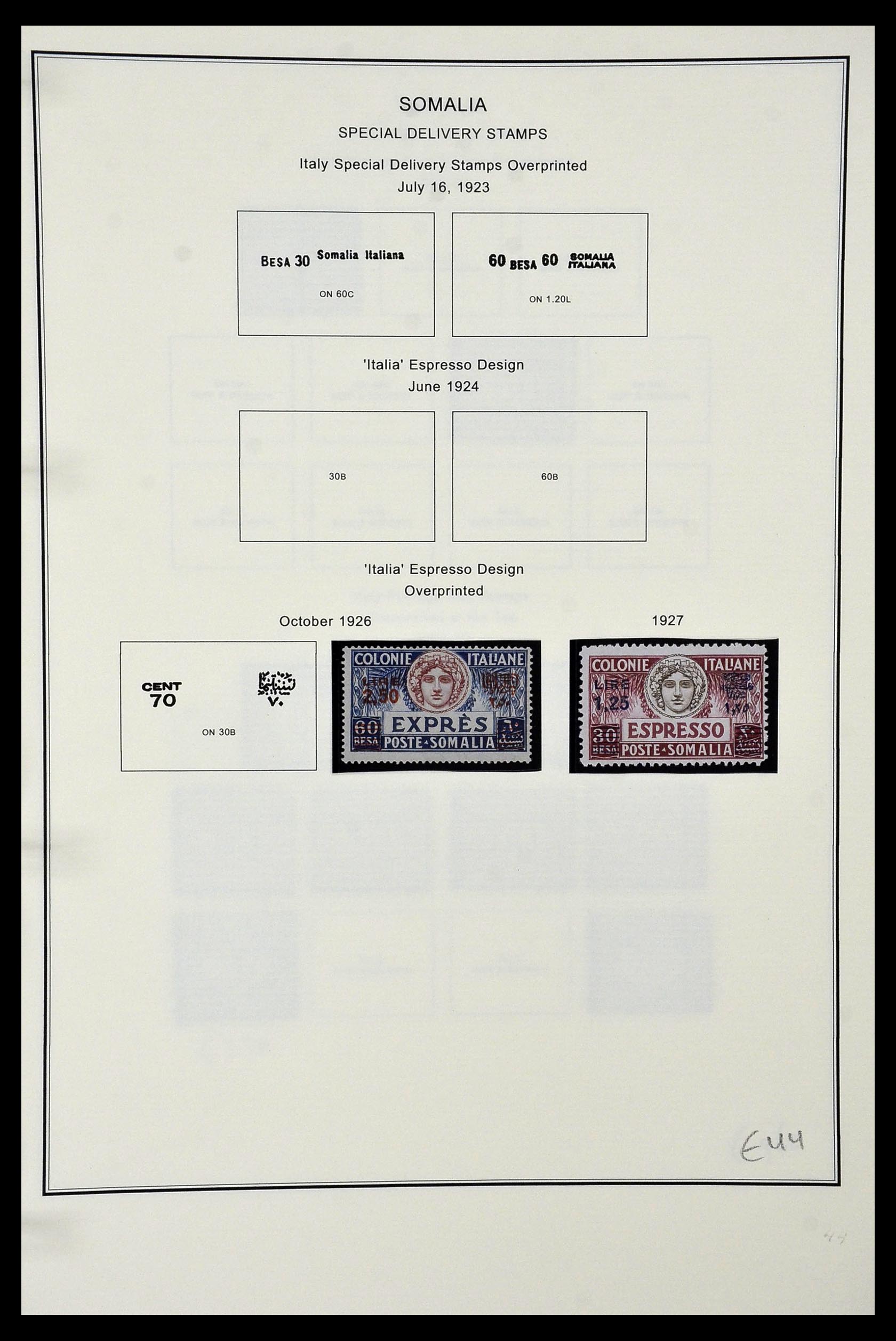 34320 192 - Postzegelverzameling 34320 Italiaanse gebieden en koloniën 1874-1941.