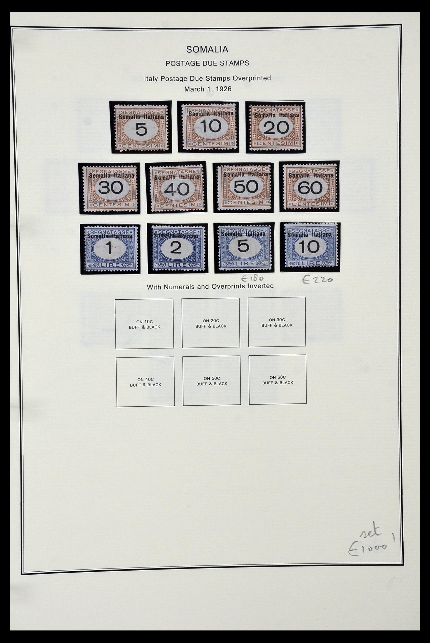 34320 195 - Postzegelverzameling 34320 Italiaanse gebieden en koloniën 1874-1941.