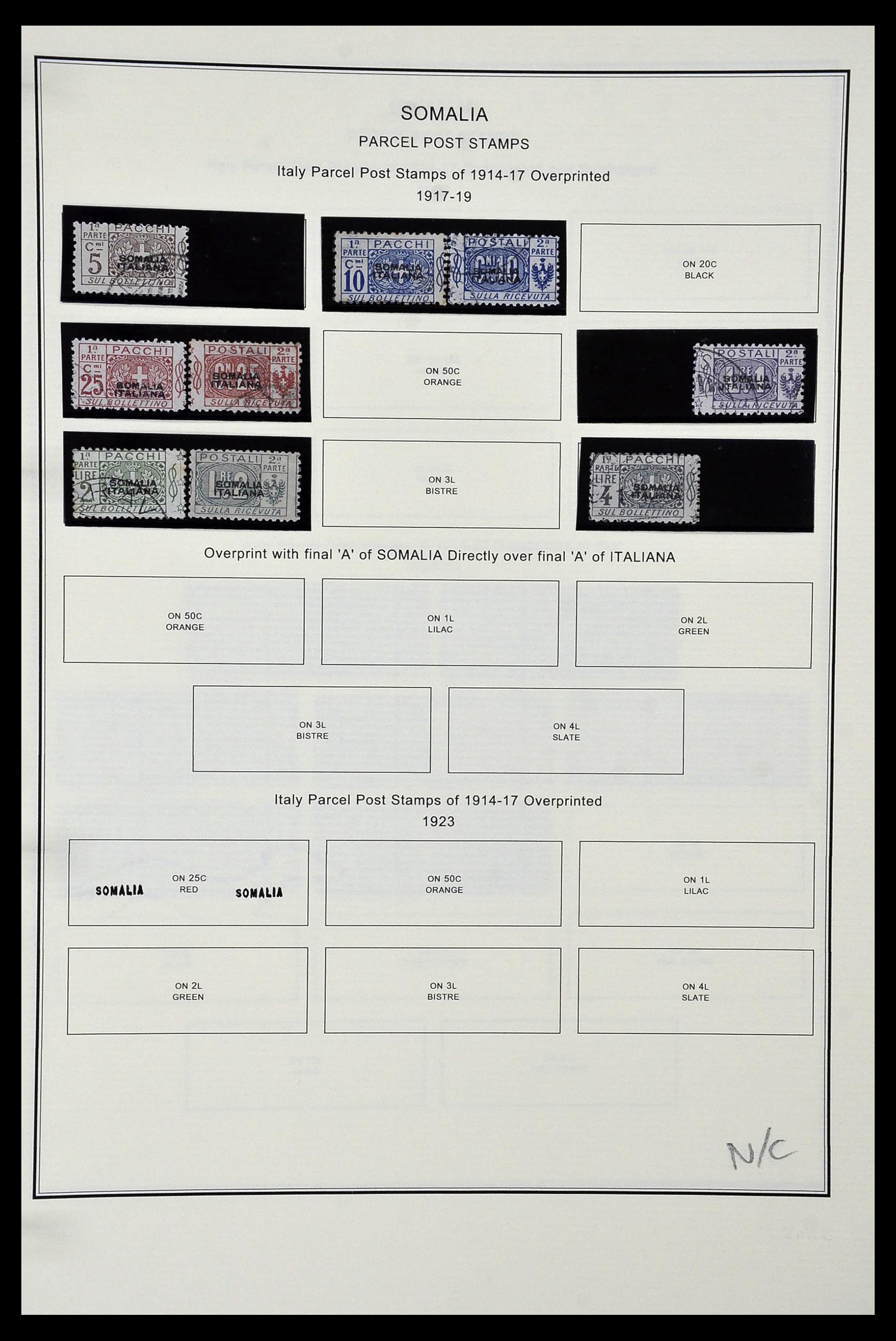 34320 197 - Postzegelverzameling 34320 Italiaanse gebieden en koloniën 1874-1941.