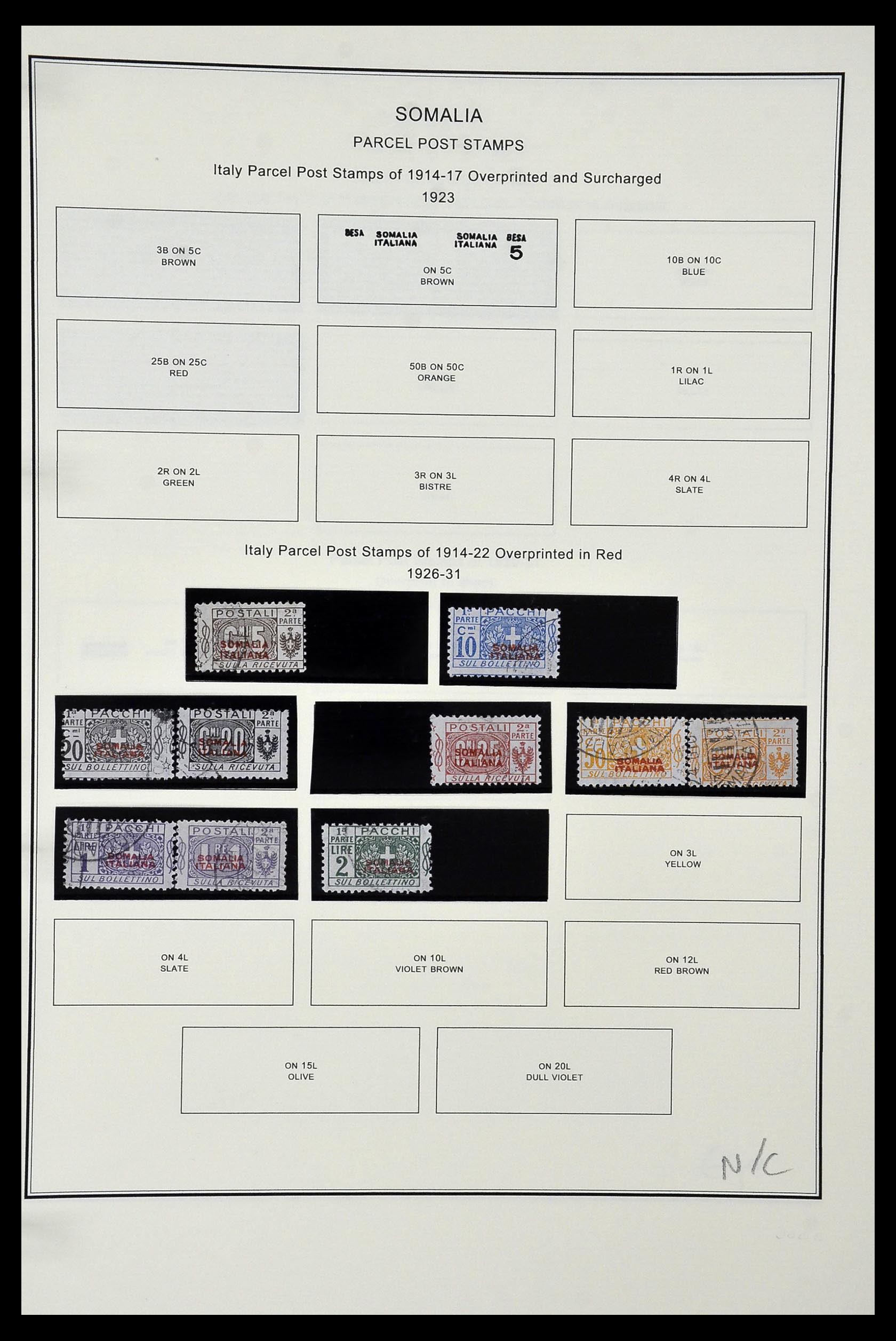 34320 198 - Postzegelverzameling 34320 Italiaanse gebieden en koloniën 1874-1941.
