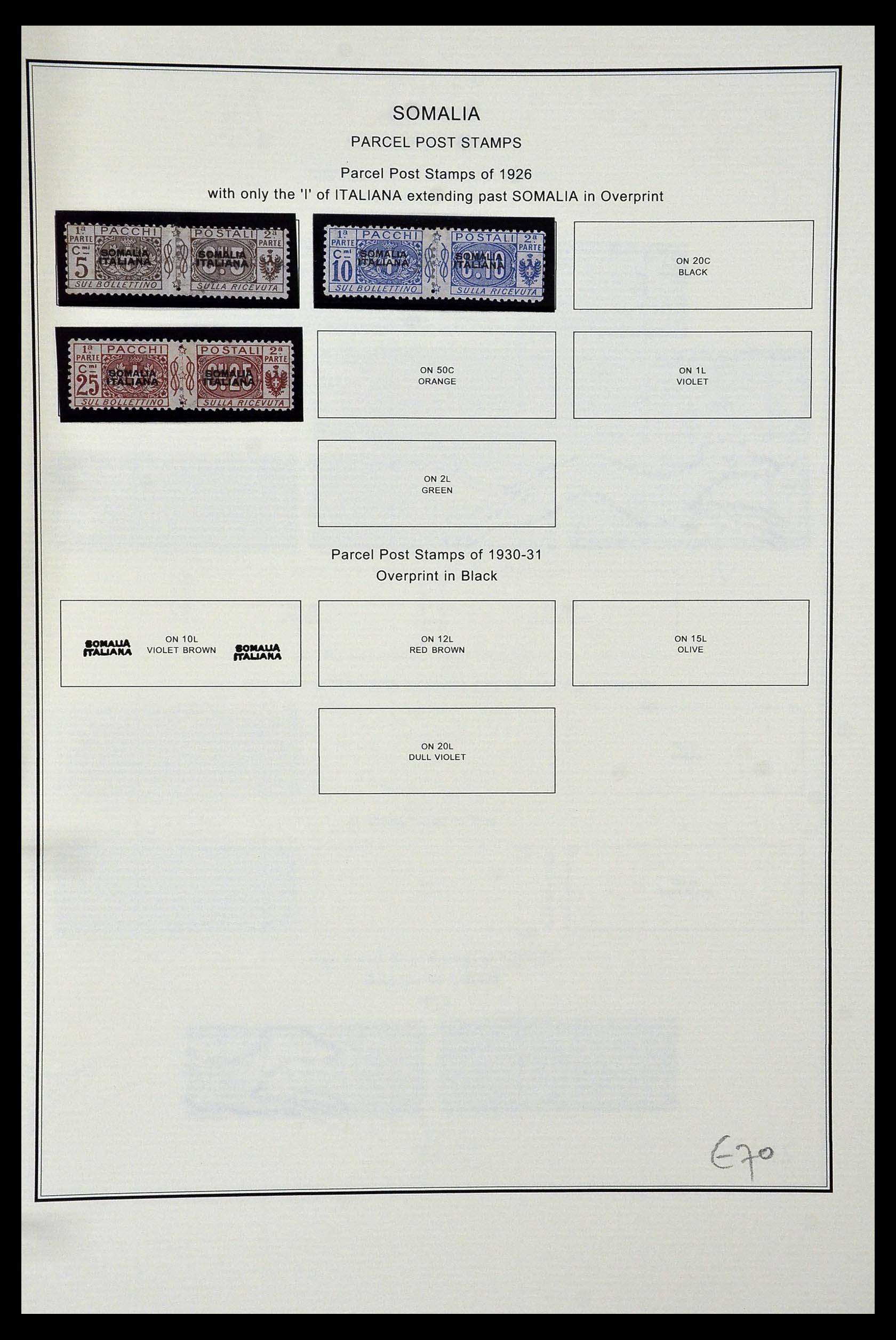 34320 199 - Postzegelverzameling 34320 Italiaanse gebieden en koloniën 1874-1941.