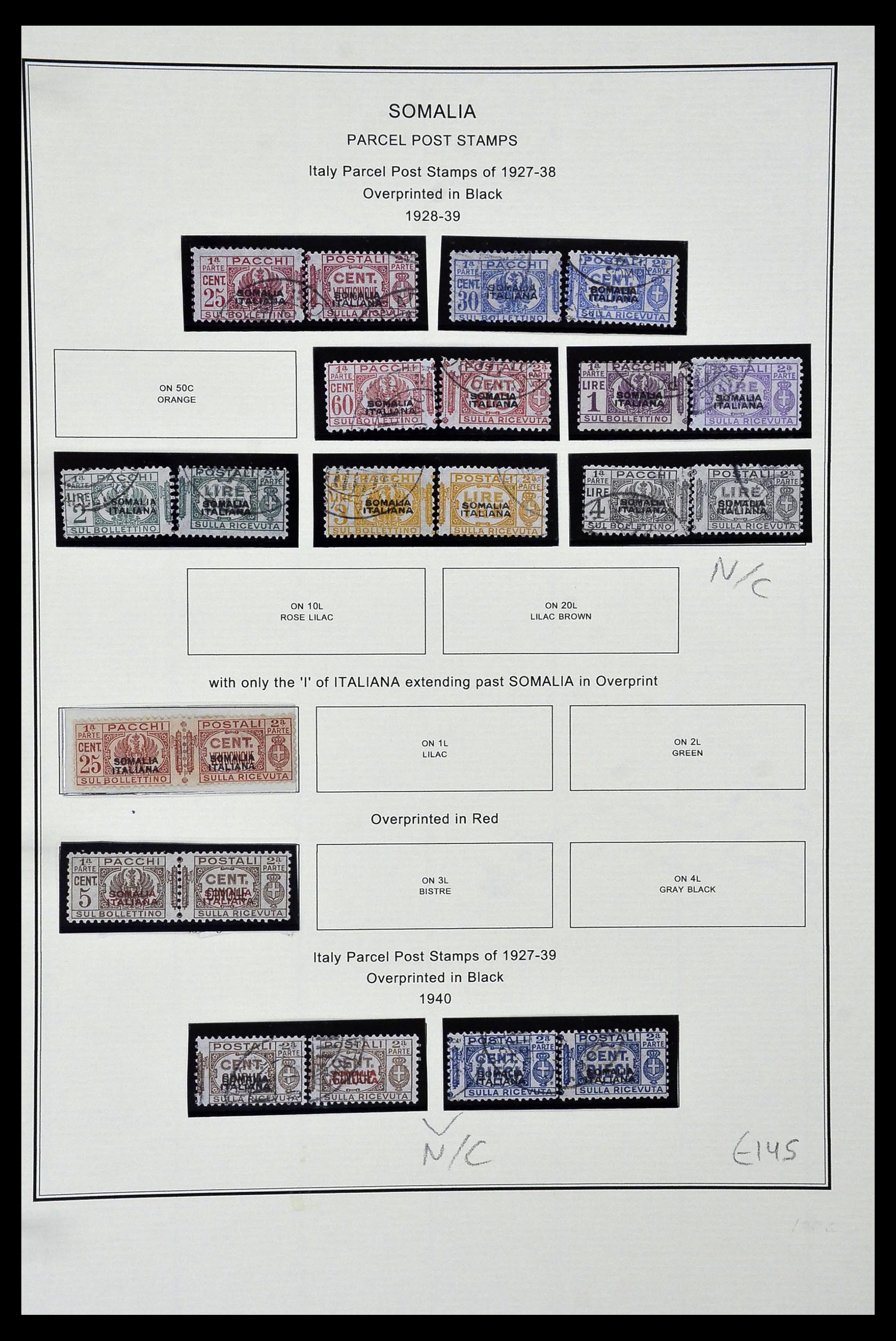 34320 200 - Postzegelverzameling 34320 Italiaanse gebieden en koloniën 1874-1941.
