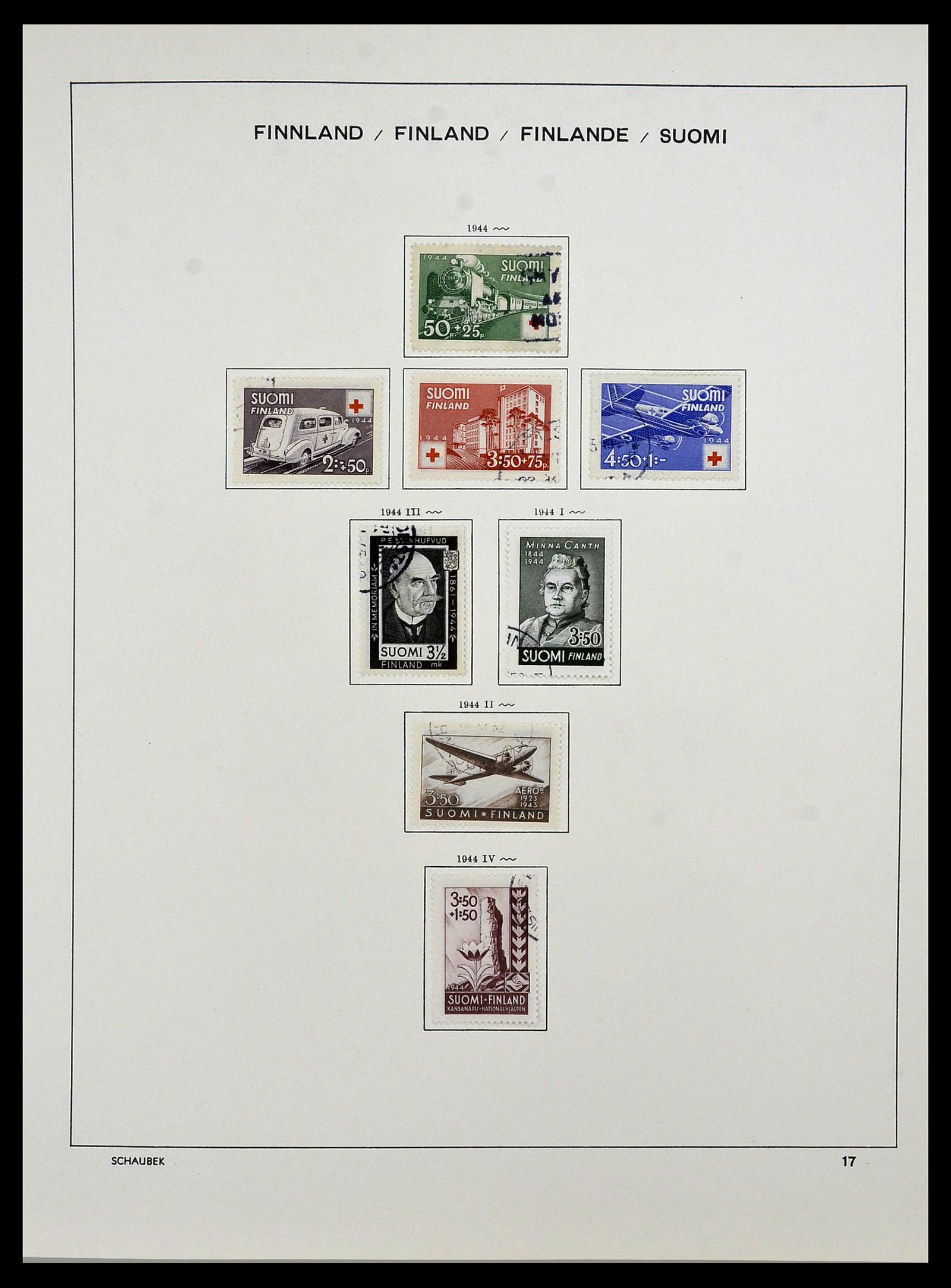 34321 026 - Stamp collection 34321 Finland 1856-1999.
