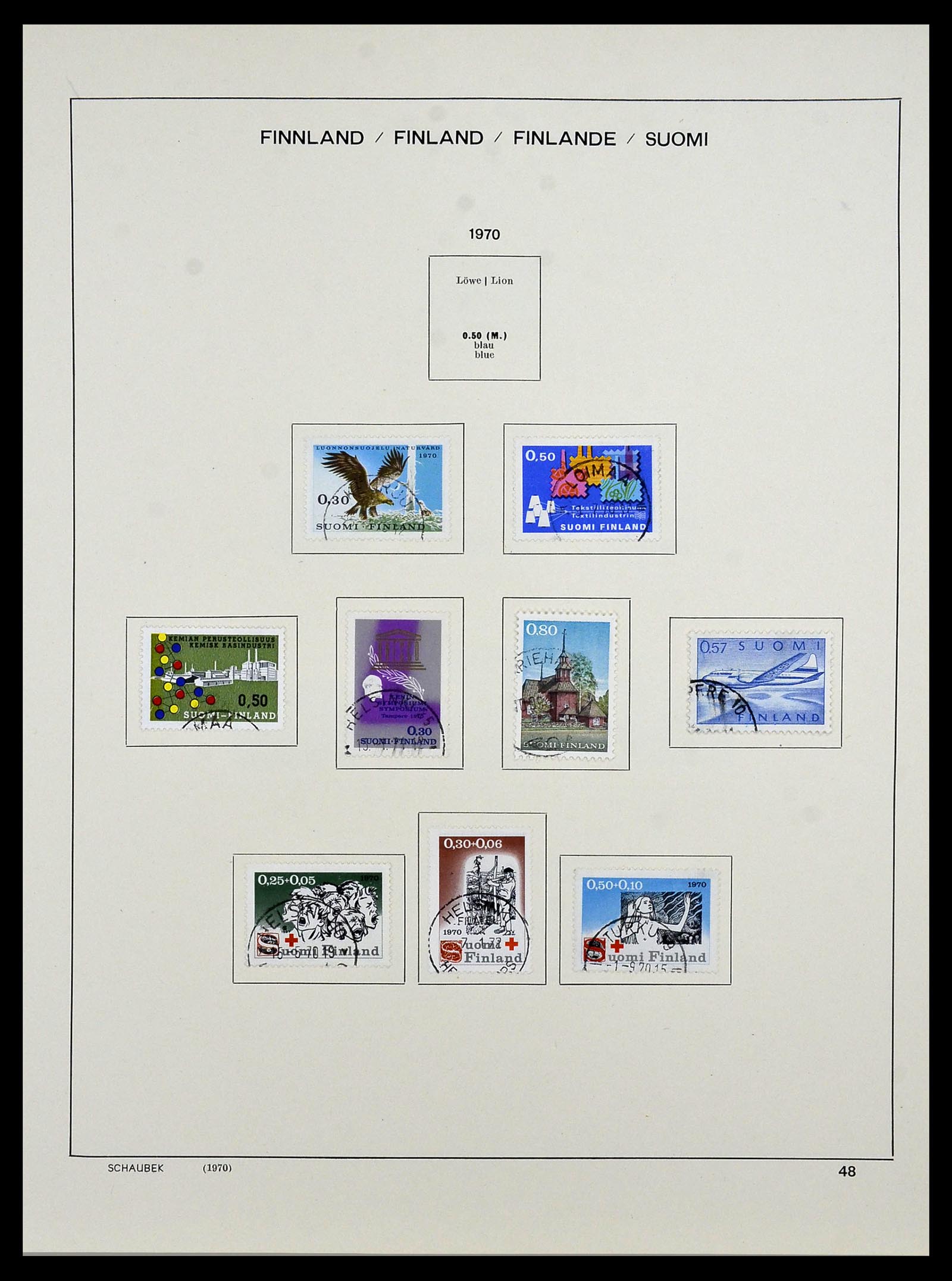 34321 058 - Postzegelverzameling 34321 Finland 1856-1999.