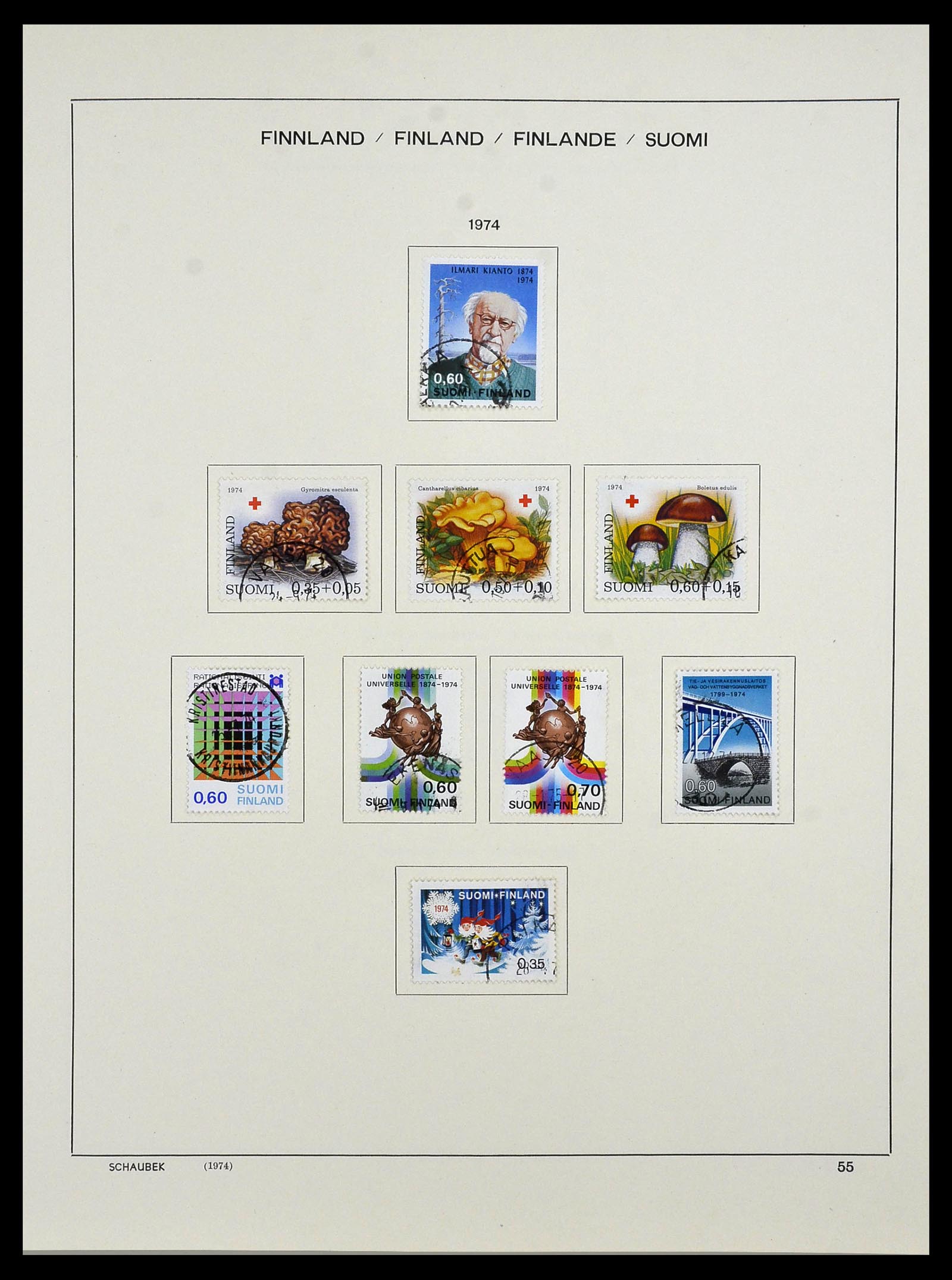 34321 065 - Postzegelverzameling 34321 Finland 1856-1999.