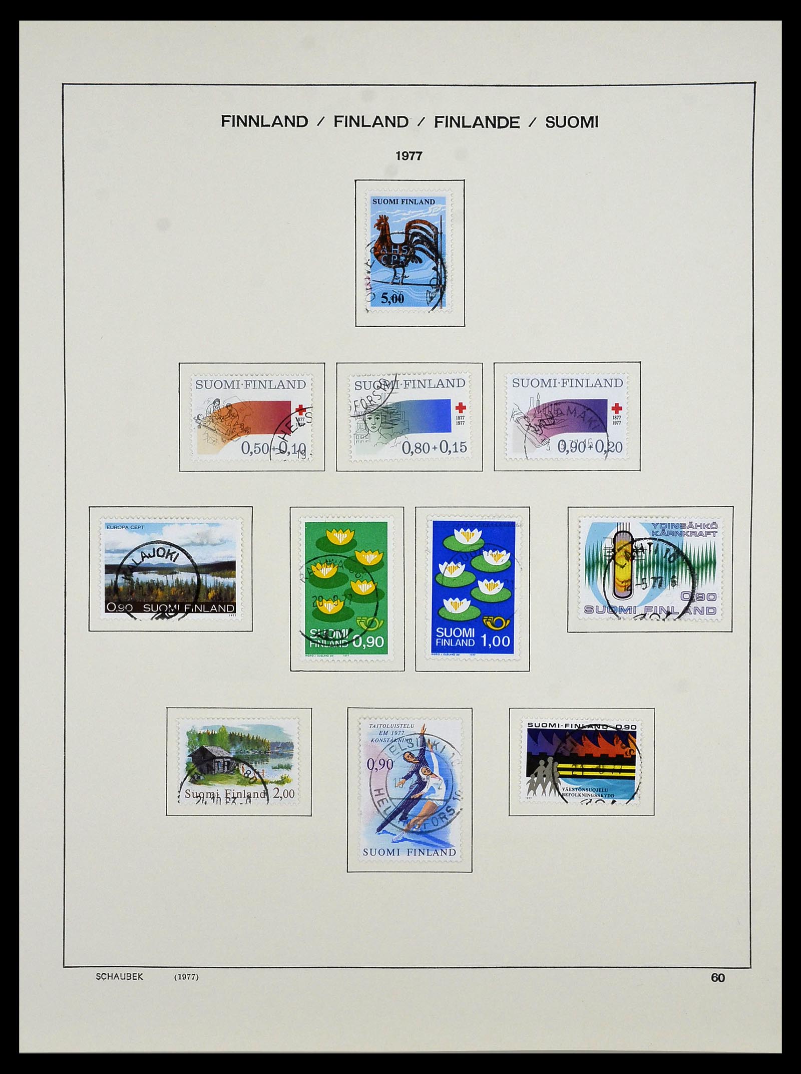 34321 074 - Postzegelverzameling 34321 Finland 1856-1999.