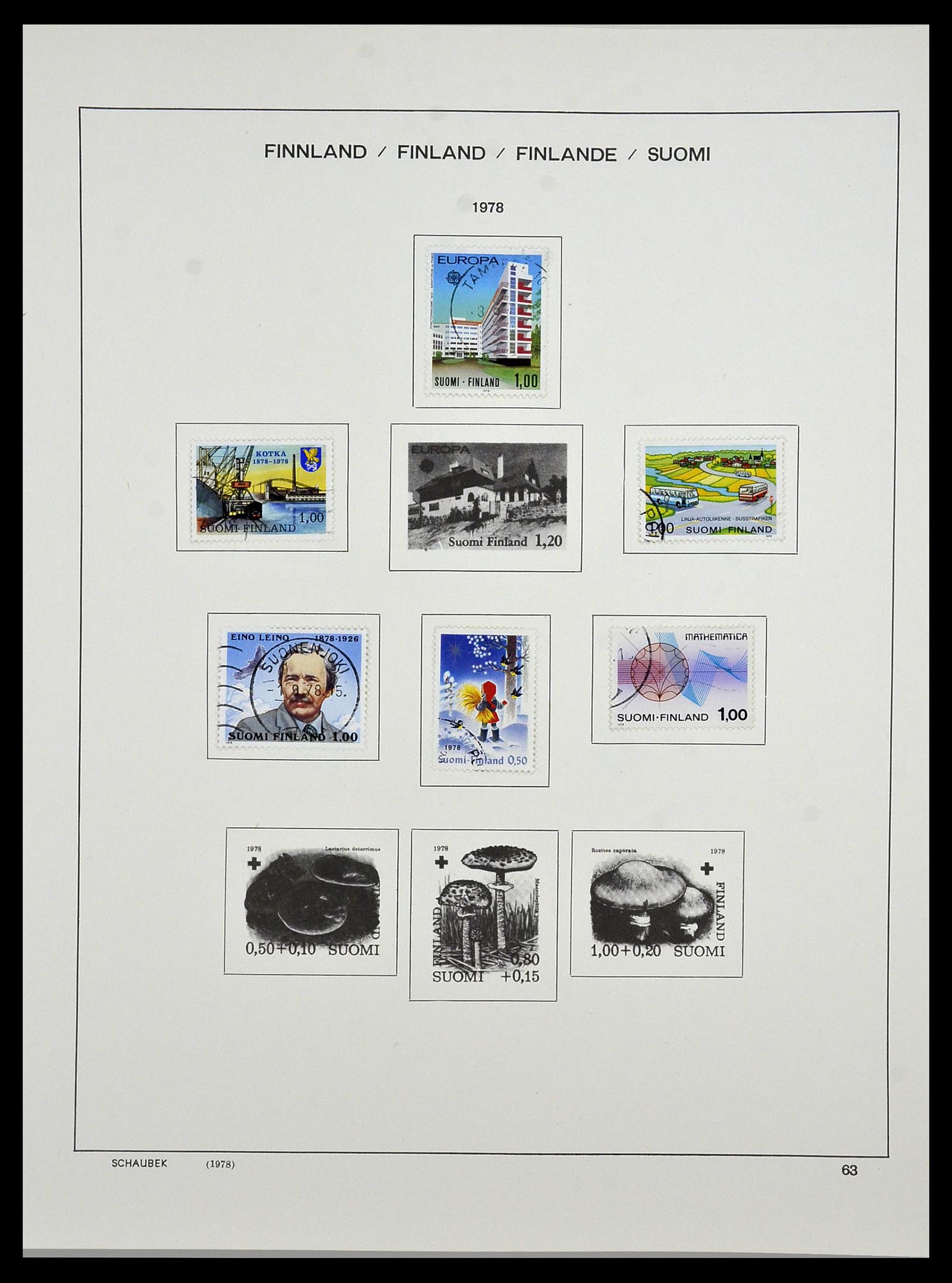 34321 077 - Postzegelverzameling 34321 Finland 1856-1999.