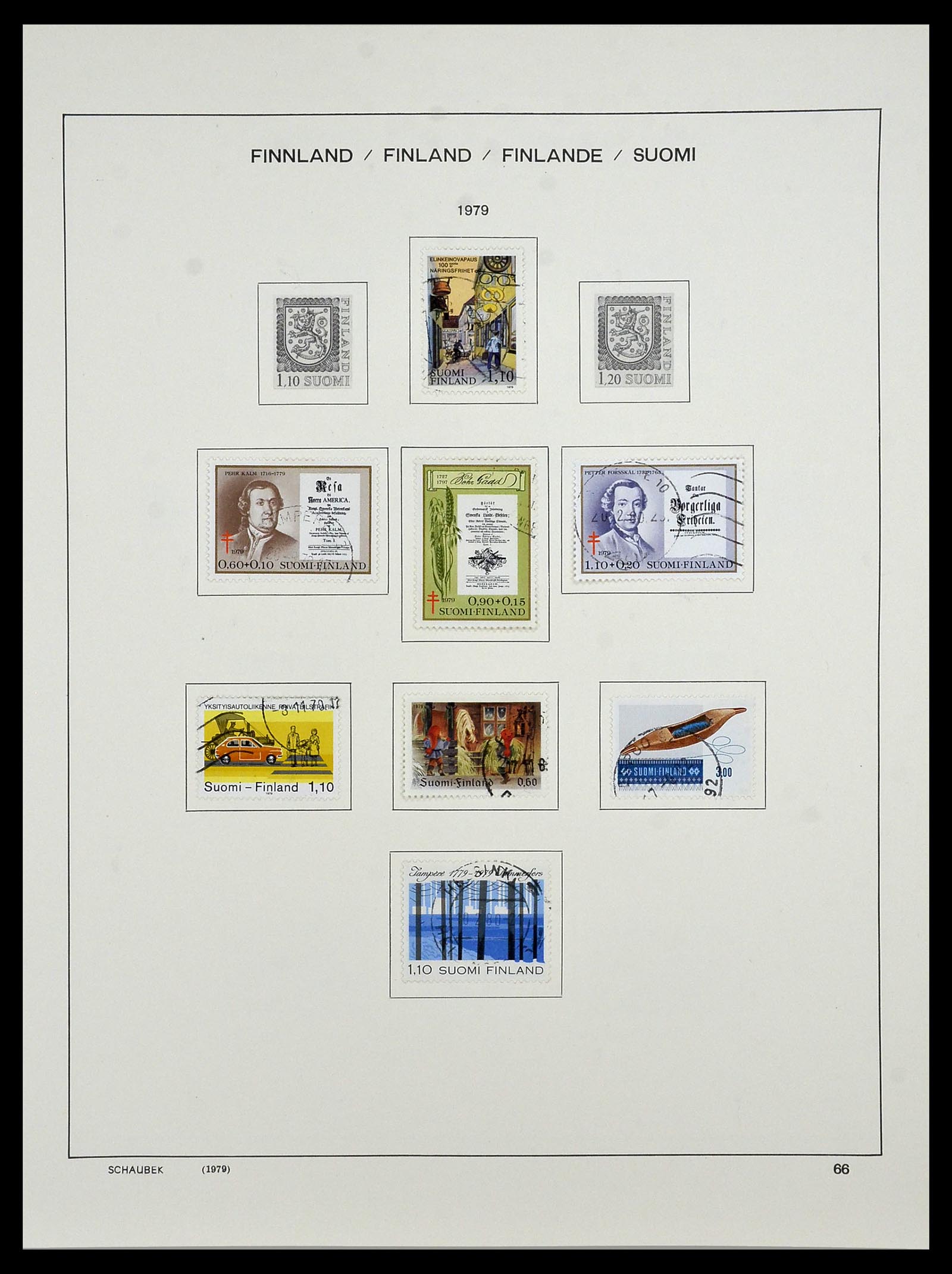 34321 080 - Postzegelverzameling 34321 Finland 1856-1999.