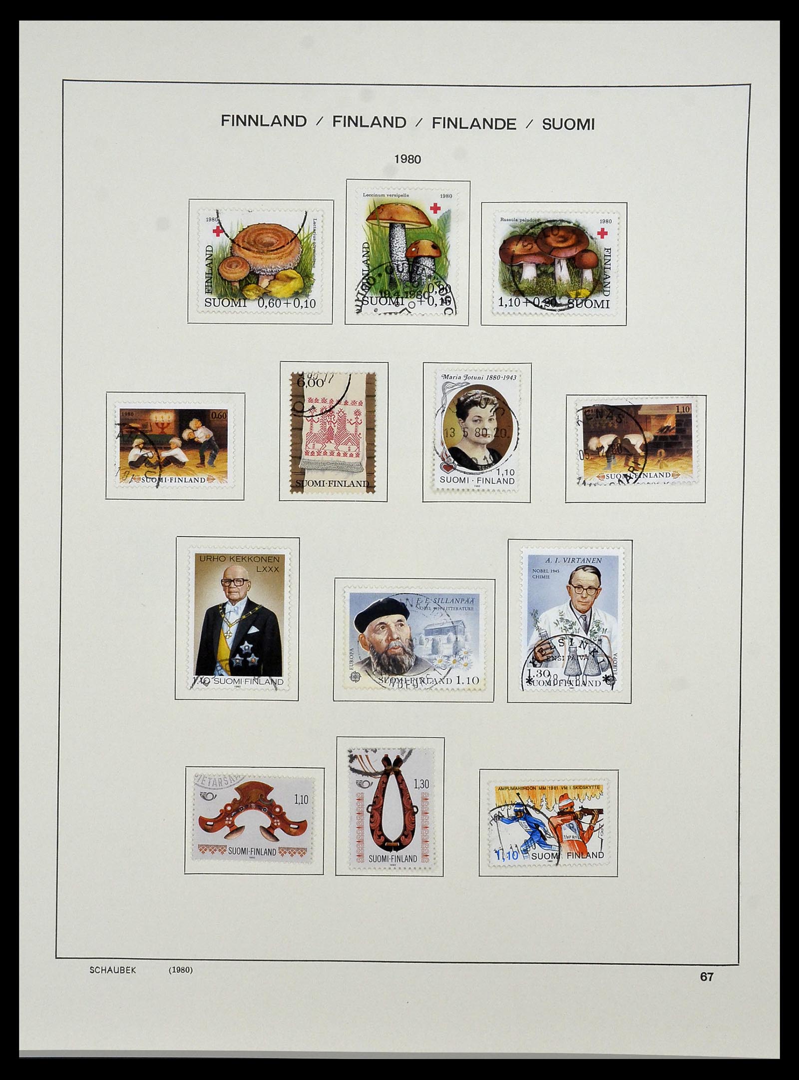 34321 081 - Postzegelverzameling 34321 Finland 1856-1999.