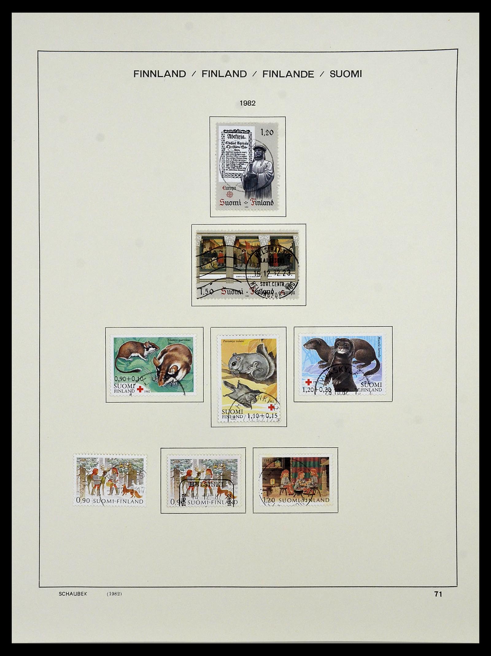 34321 085 - Postzegelverzameling 34321 Finland 1856-1999.