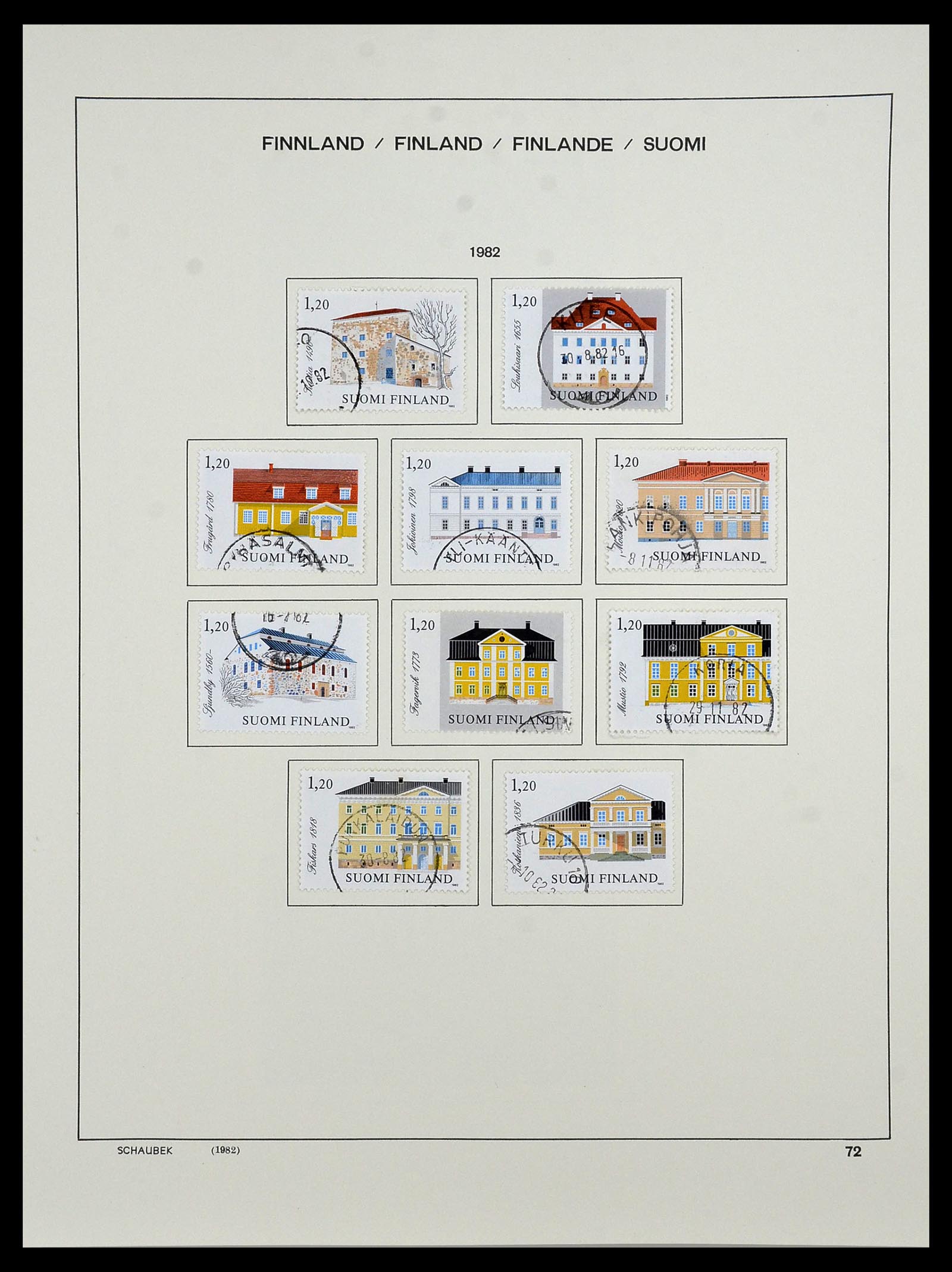 34321 086 - Postzegelverzameling 34321 Finland 1856-1999.