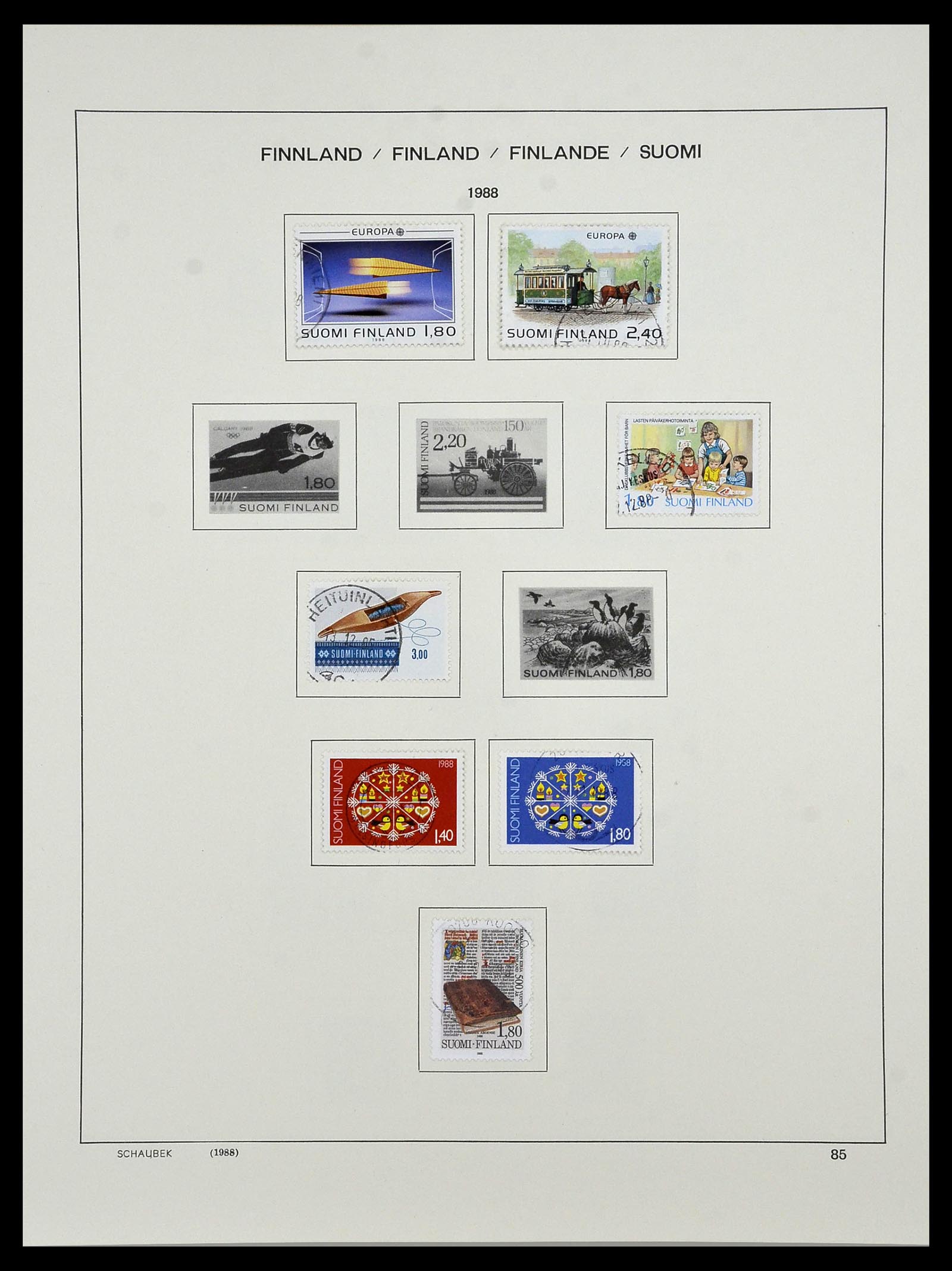 34321 102 - Postzegelverzameling 34321 Finland 1856-1999.