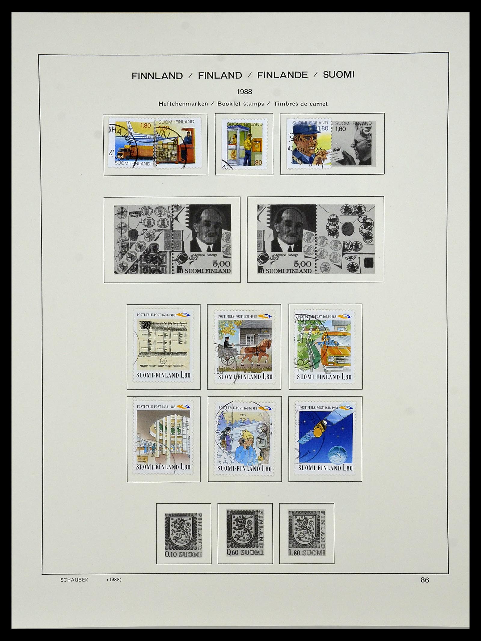 34321 103 - Postzegelverzameling 34321 Finland 1856-1999.