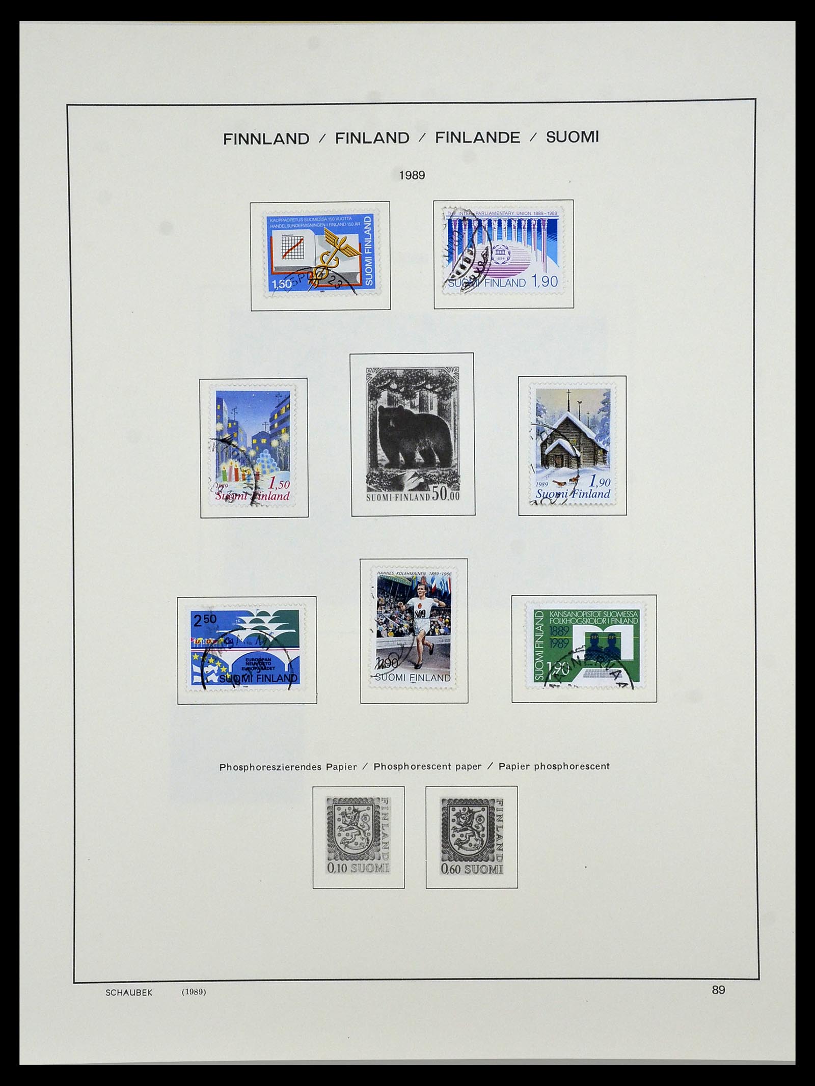 34321 107 - Postzegelverzameling 34321 Finland 1856-1999.