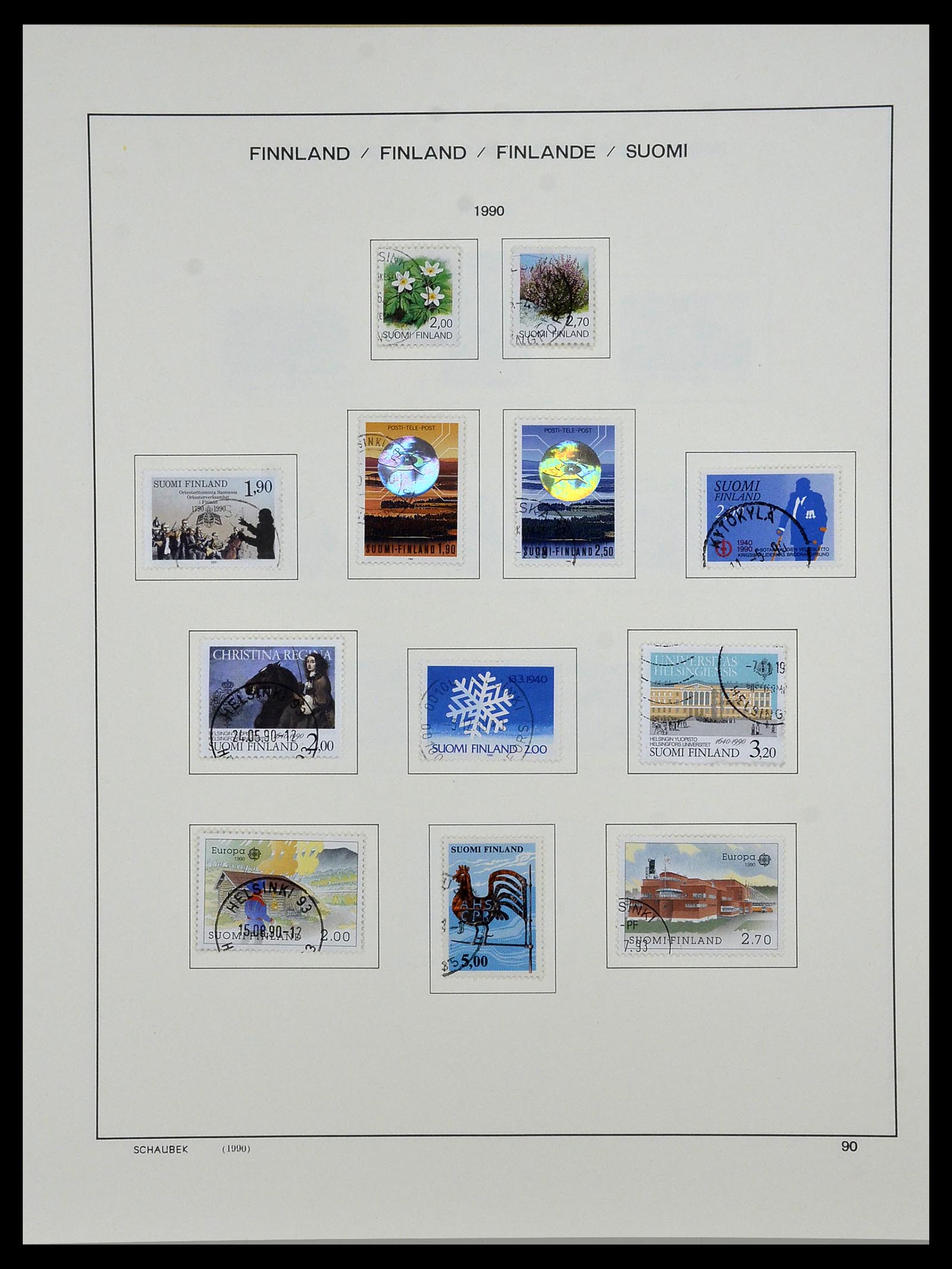 34321 109 - Postzegelverzameling 34321 Finland 1856-1999.