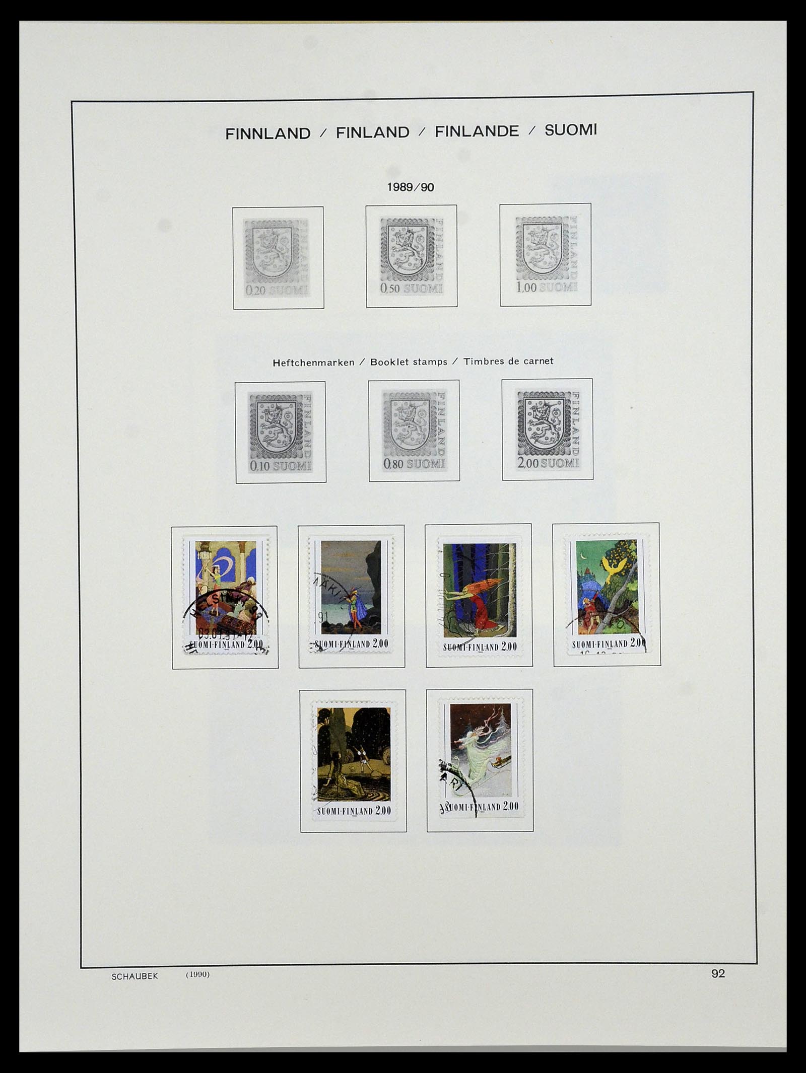34321 111 - Postzegelverzameling 34321 Finland 1856-1999.