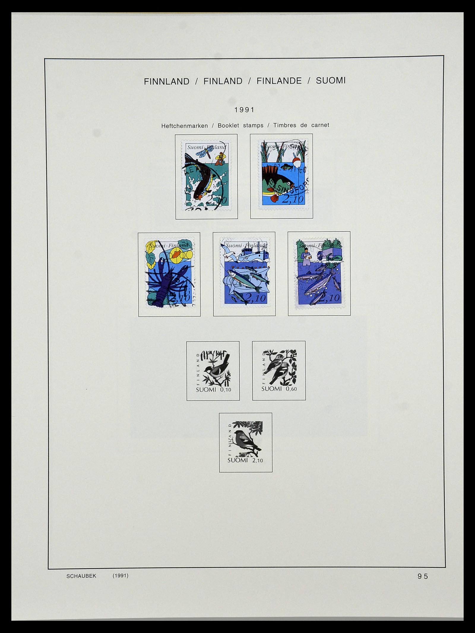 34321 115 - Postzegelverzameling 34321 Finland 1856-1999.