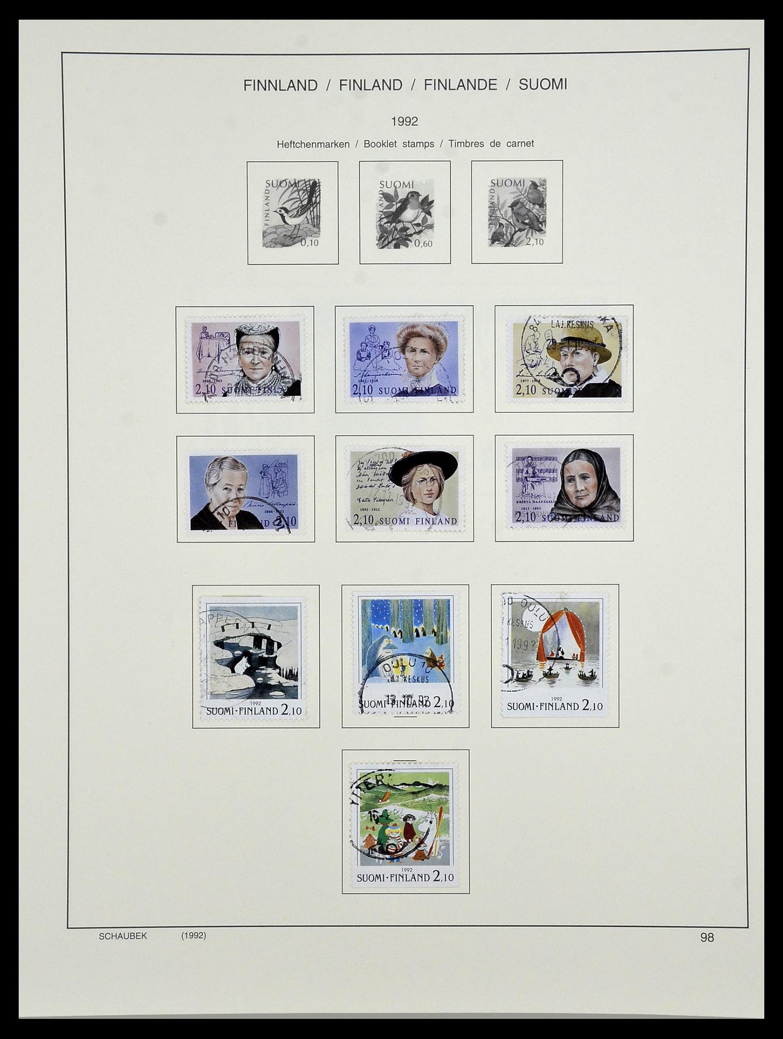 34321 118 - Postzegelverzameling 34321 Finland 1856-1999.