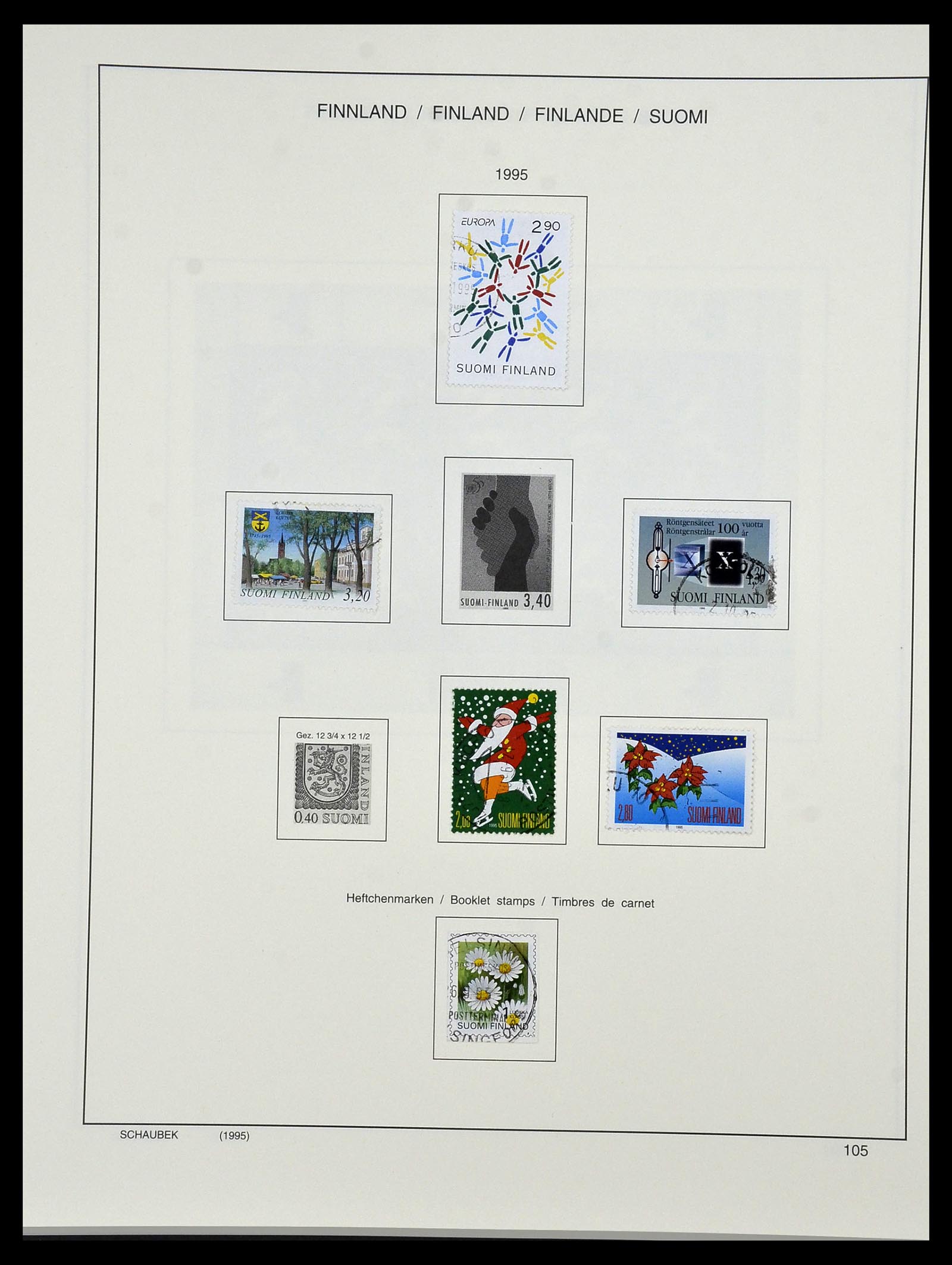 34321 129 - Postzegelverzameling 34321 Finland 1856-1999.