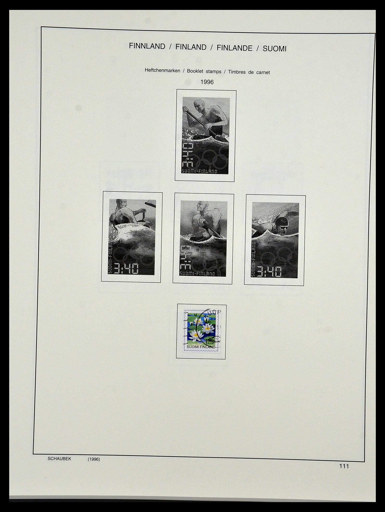 34321 136 - Postzegelverzameling 34321 Finland 1856-1999.