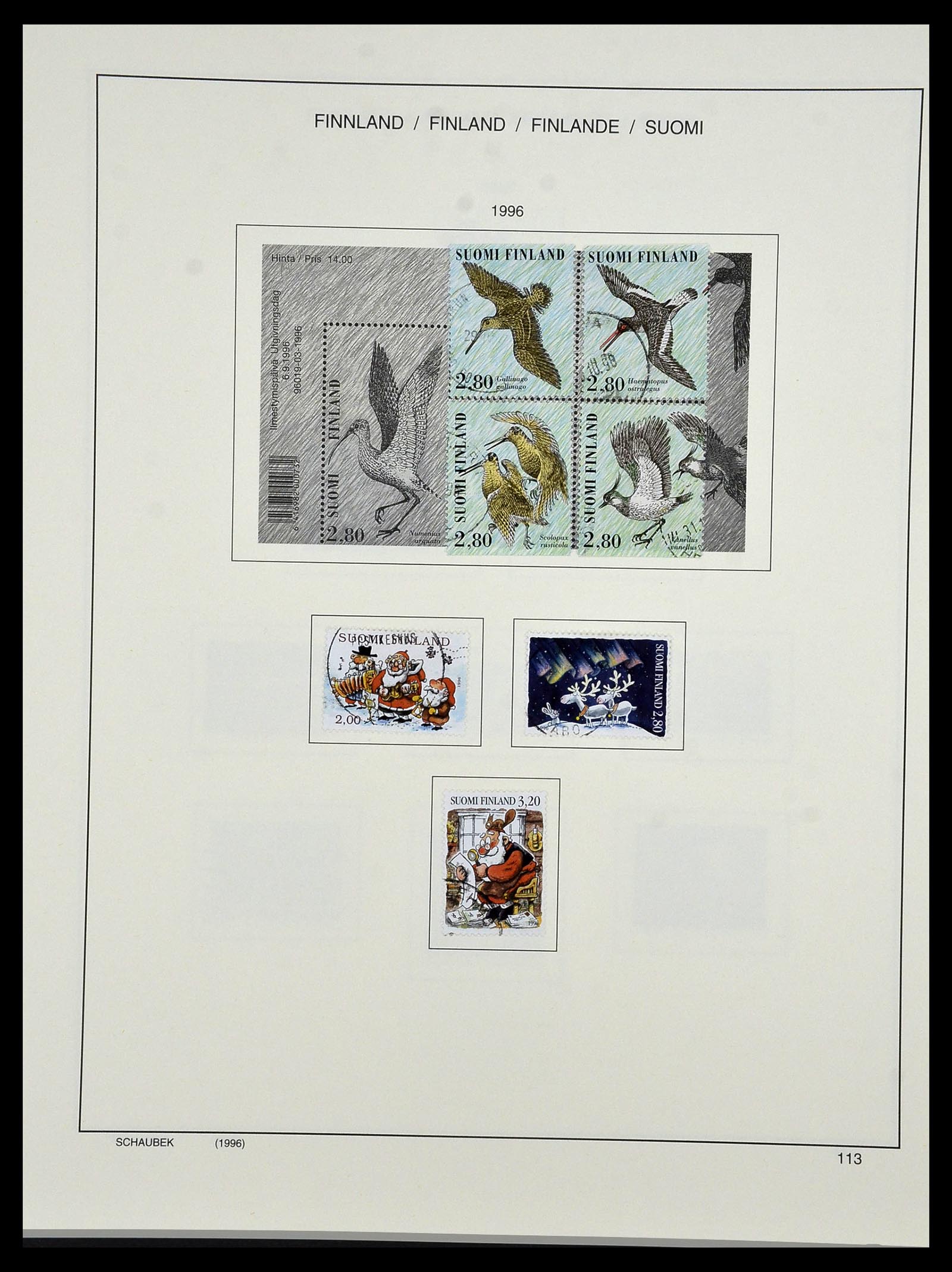 34321 138 - Postzegelverzameling 34321 Finland 1856-1999.