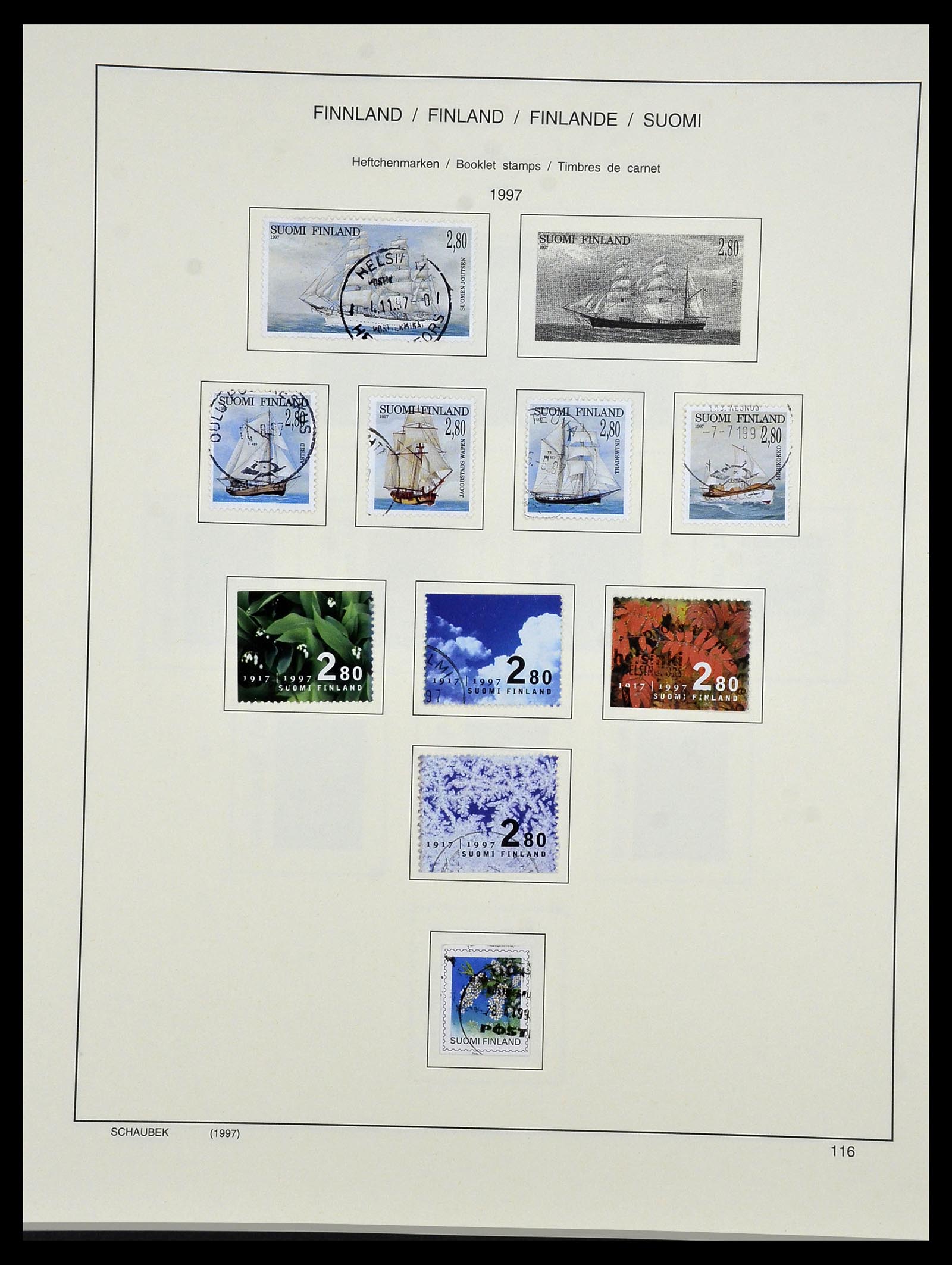 34321 141 - Stamp collection 34321 Finland 1856-1999.