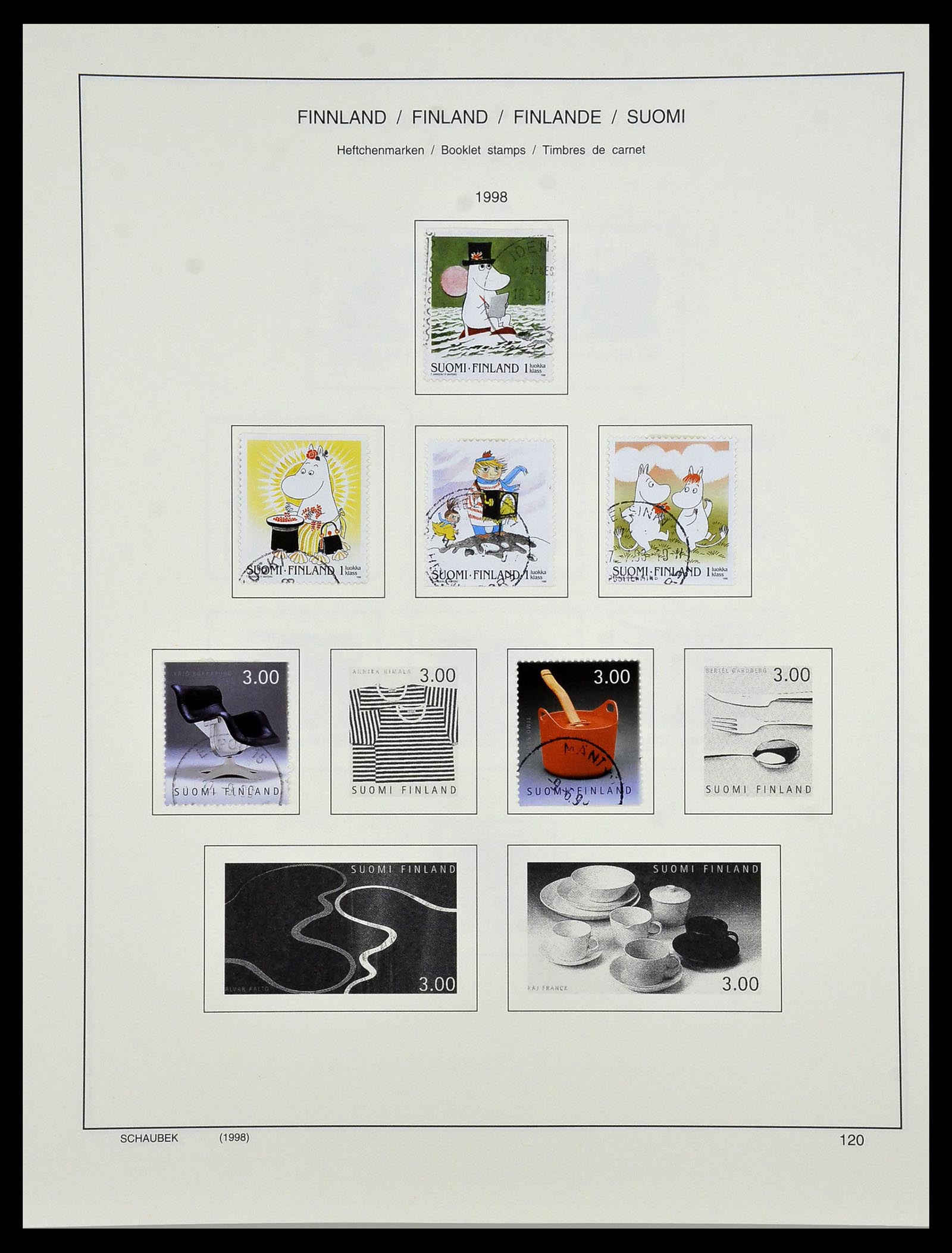 34321 146 - Postzegelverzameling 34321 Finland 1856-1999.