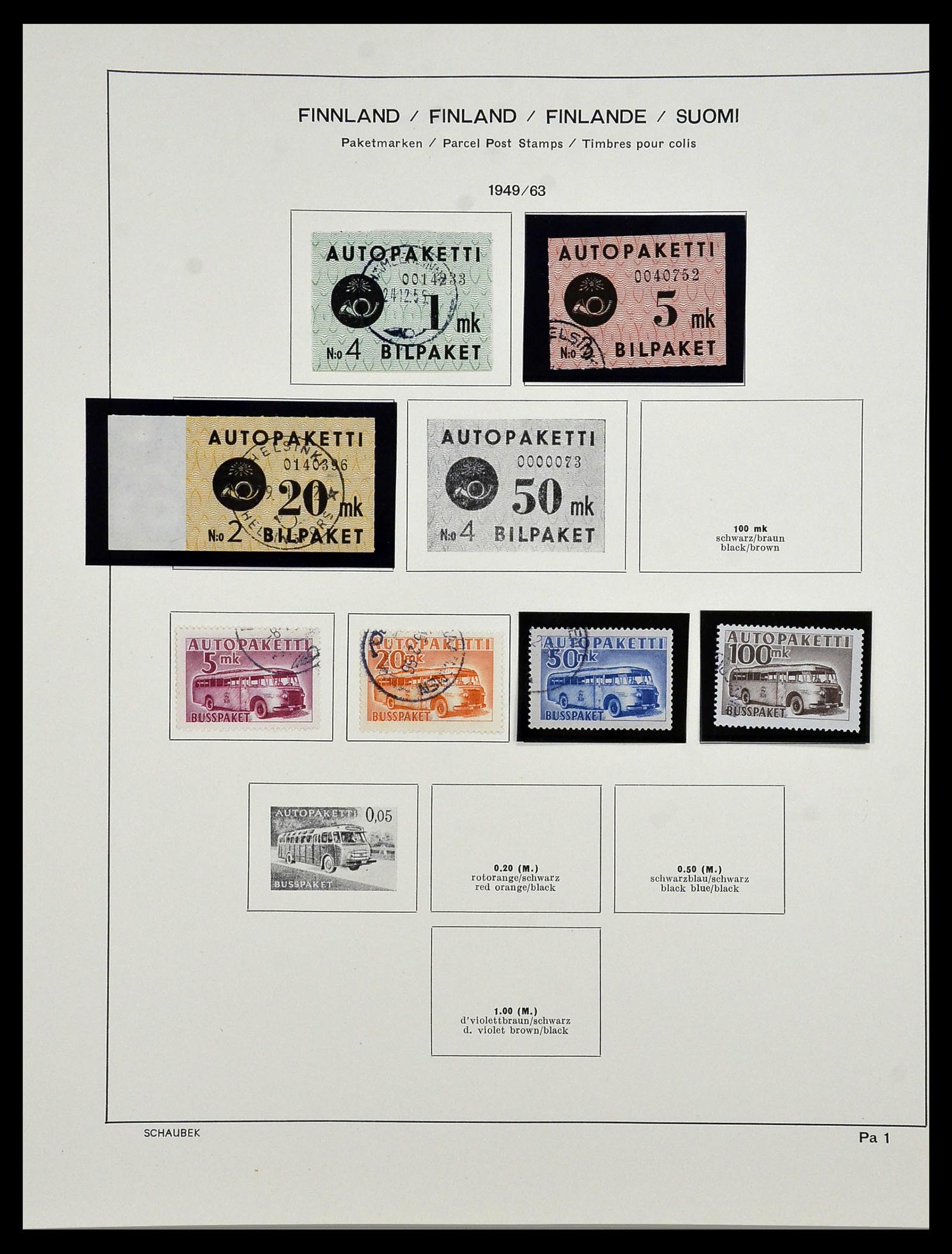 34321 157 - Postzegelverzameling 34321 Finland 1856-1999.