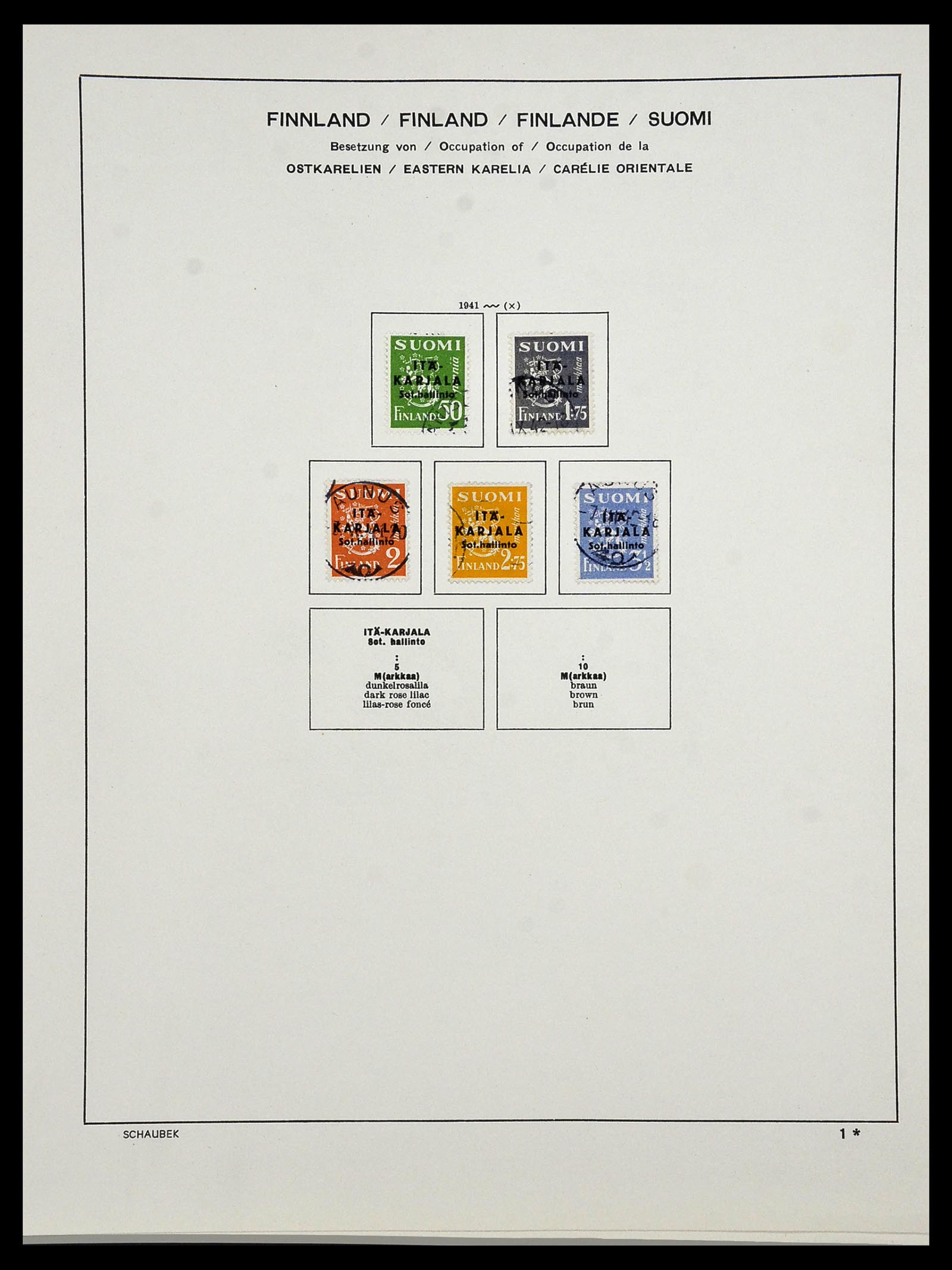 34321 159 - Postzegelverzameling 34321 Finland 1856-1999.