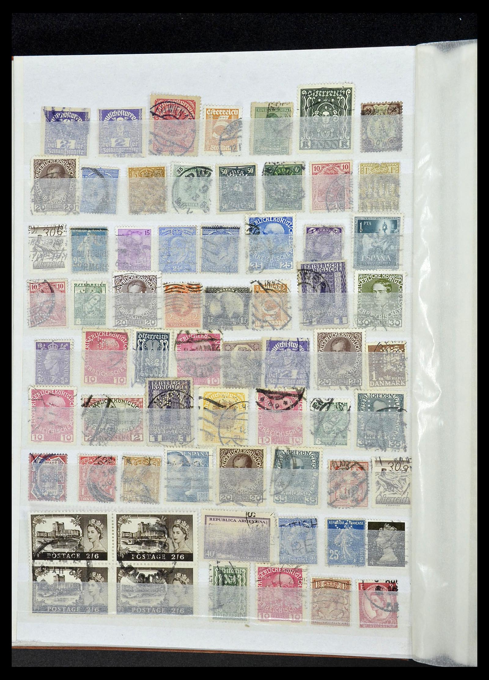 34322 015 - Stamp collection 34322 World perfins.