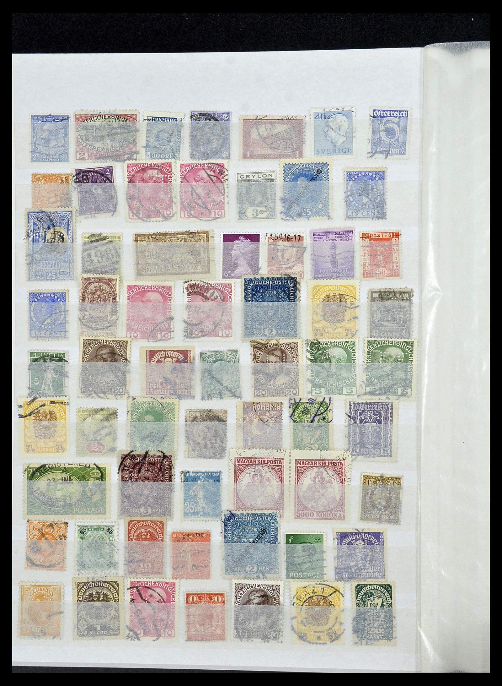 34322 016 - Stamp collection 34322 World perfins.