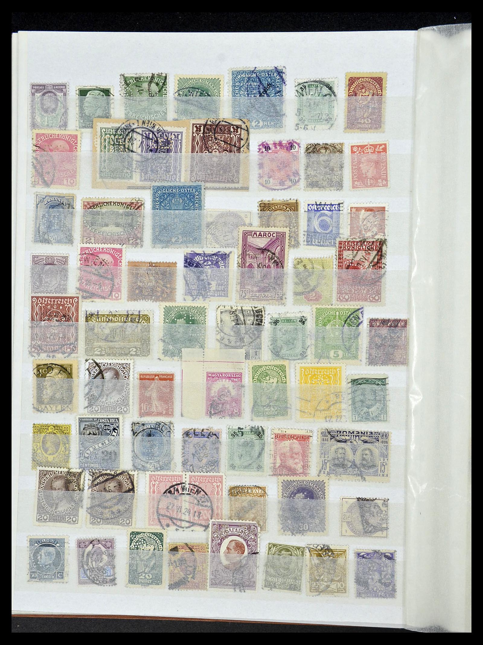 34322 019 - Stamp collection 34322 World perfins.