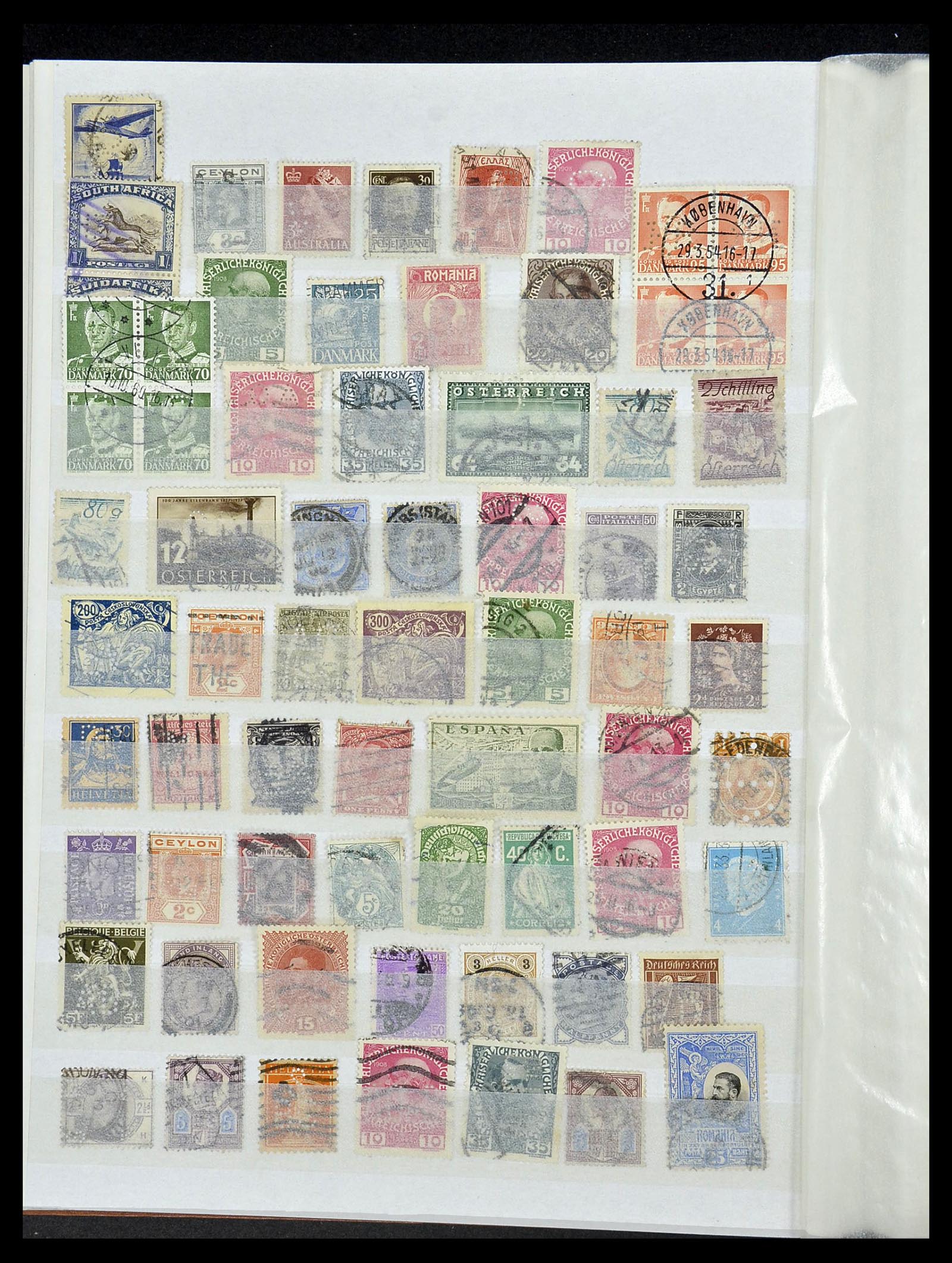 34322 020 - Stamp collection 34322 World perfins.