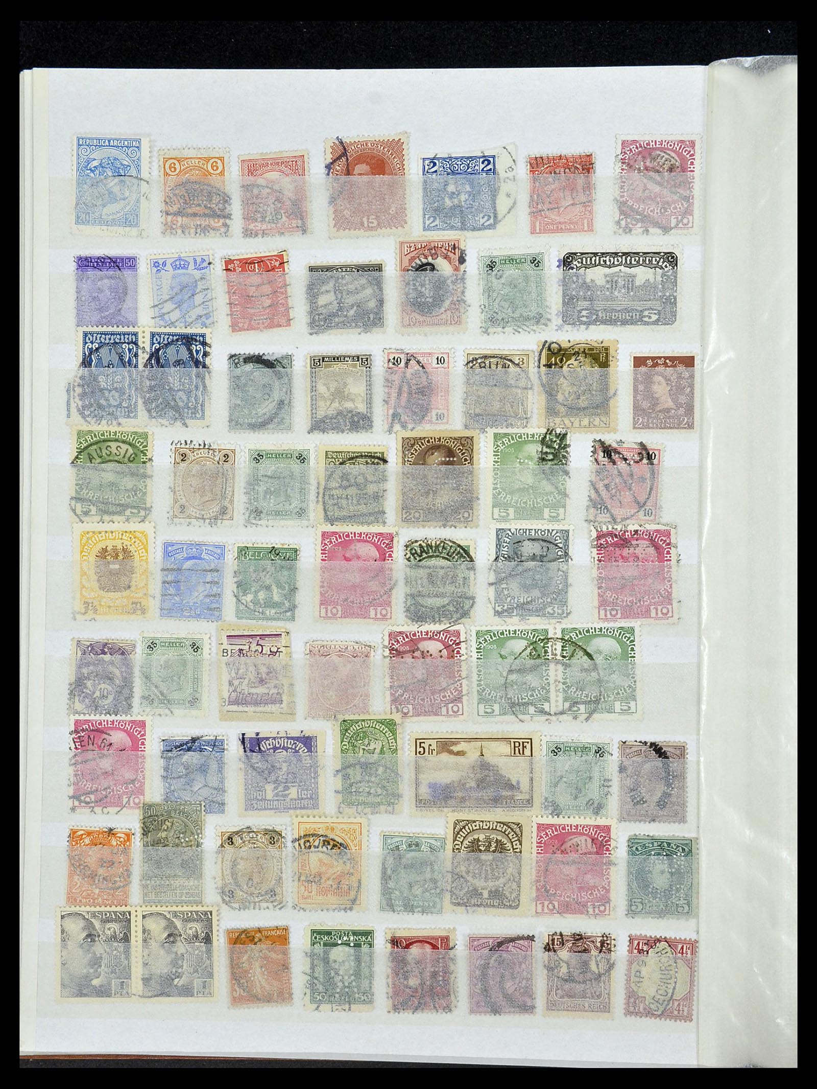 34322 022 - Stamp collection 34322 World perfins.