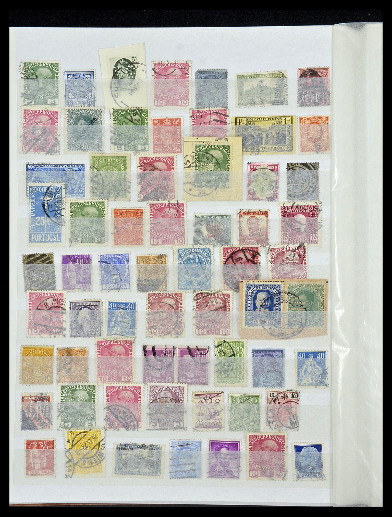 34322 024 - Stamp collection 34322 World perfins.