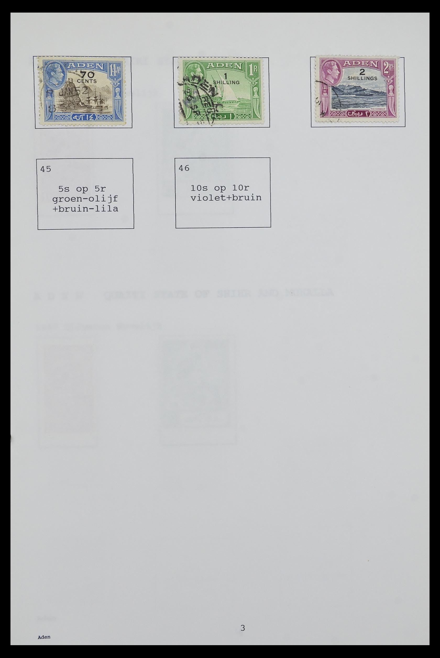 34323 002 - Stamp collection 34323 British Commonwealth George VI 1937-1952.