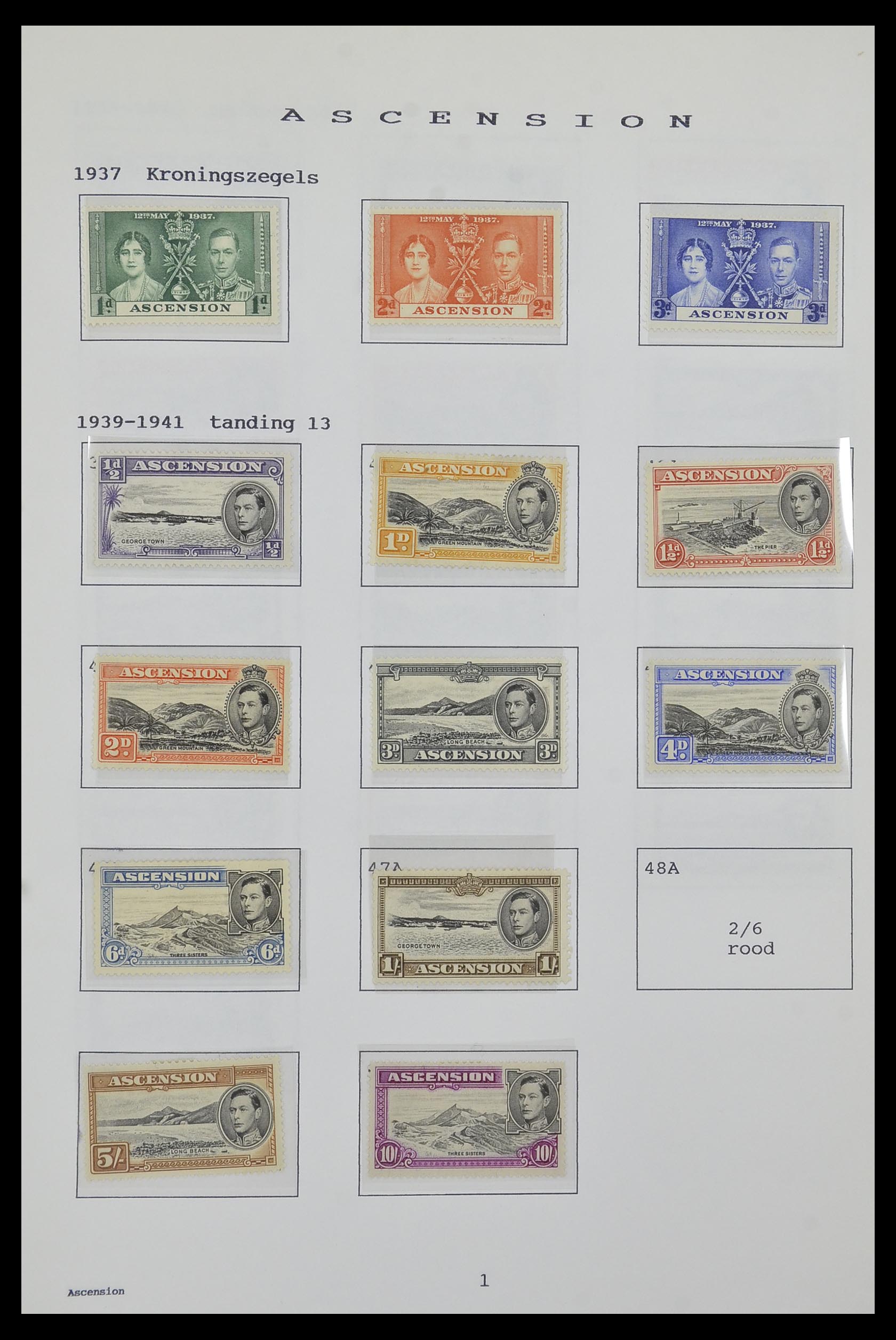 34323 007 - Stamp collection 34323 British Commonwealth George VI 1937-1952.