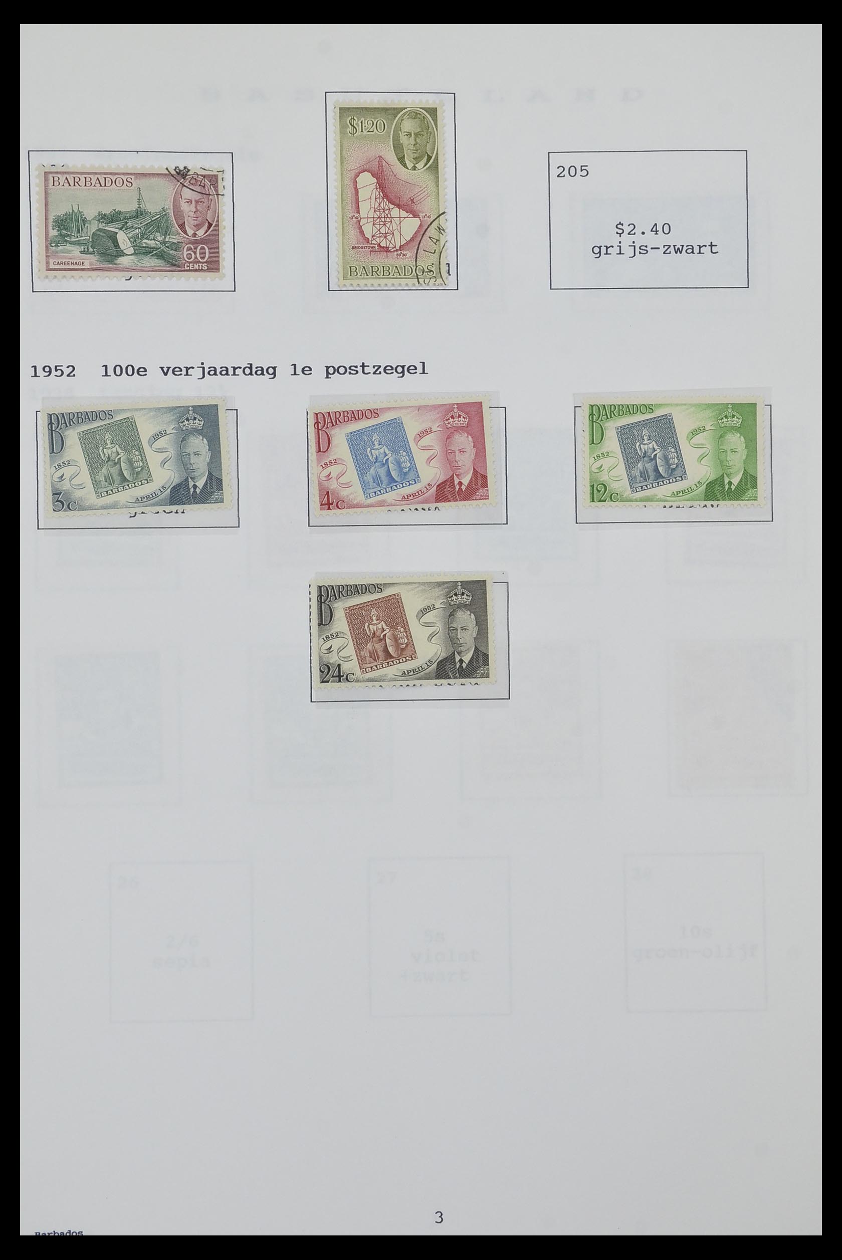 34323 023 - Stamp collection 34323 British Commonwealth George VI 1937-1952.