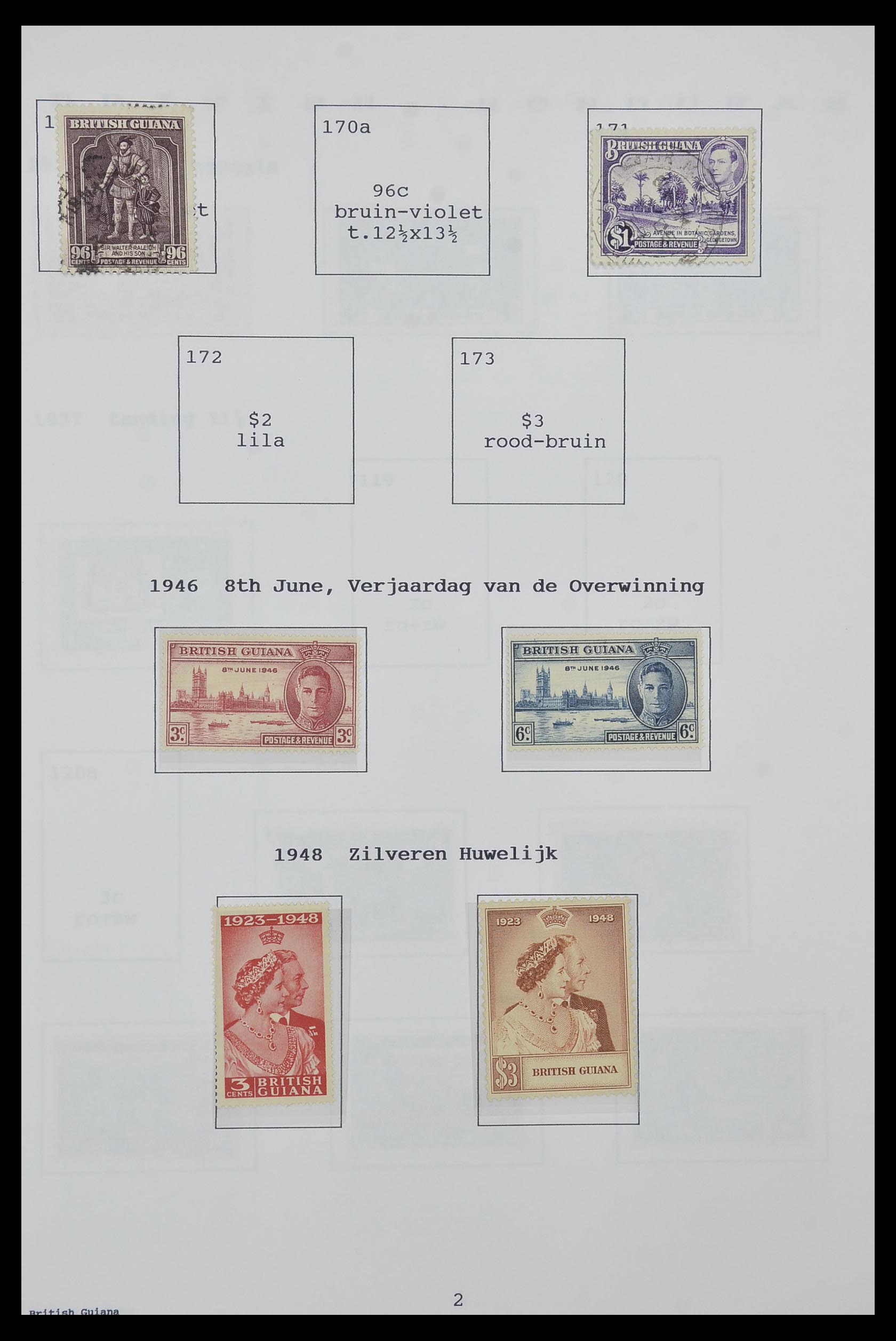 34323 032 - Postzegelverzameling 34323 Engelse koloniën George VI 1937-1952.