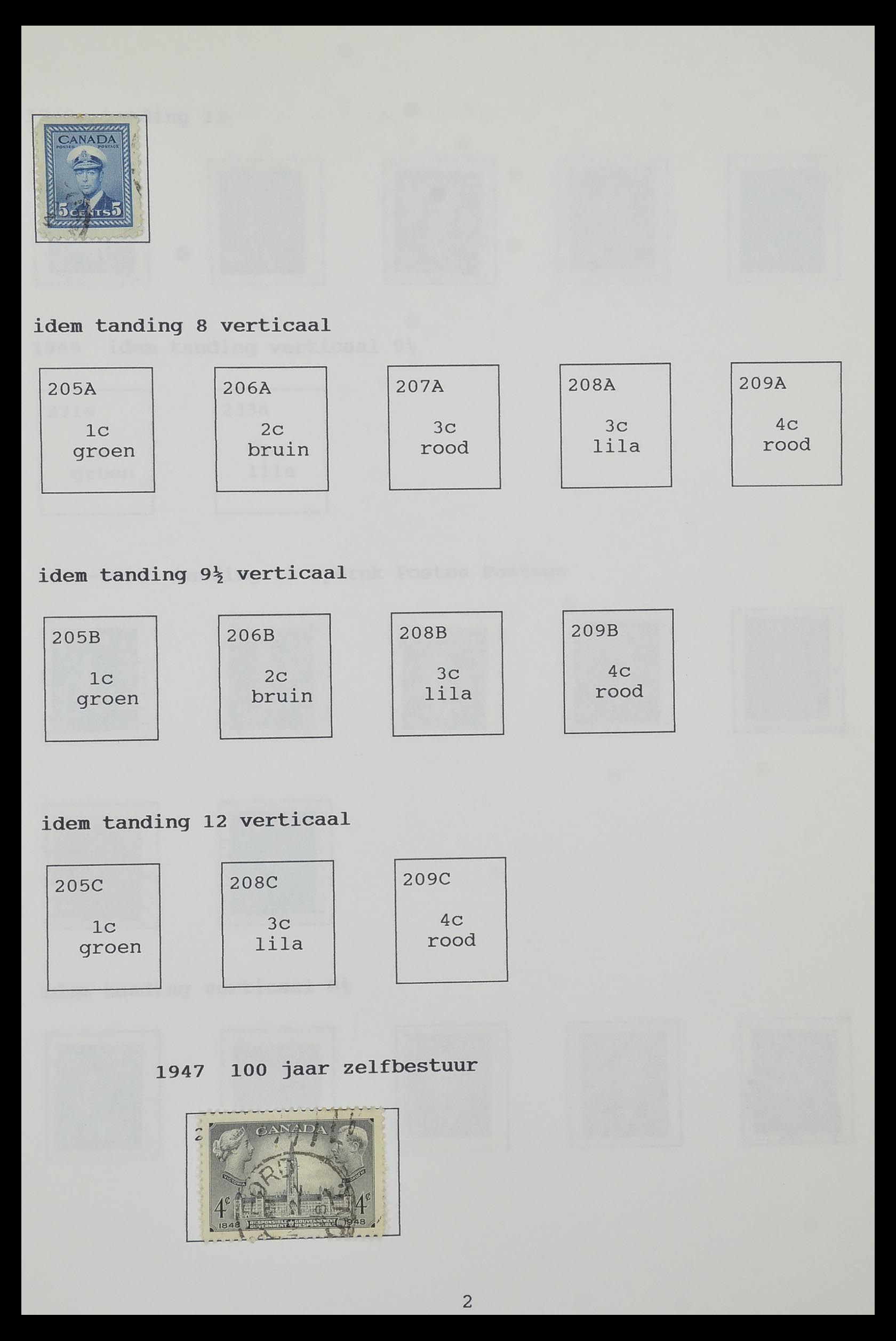 34323 041 - Postzegelverzameling 34323 Engelse koloniën George VI 1937-1952.