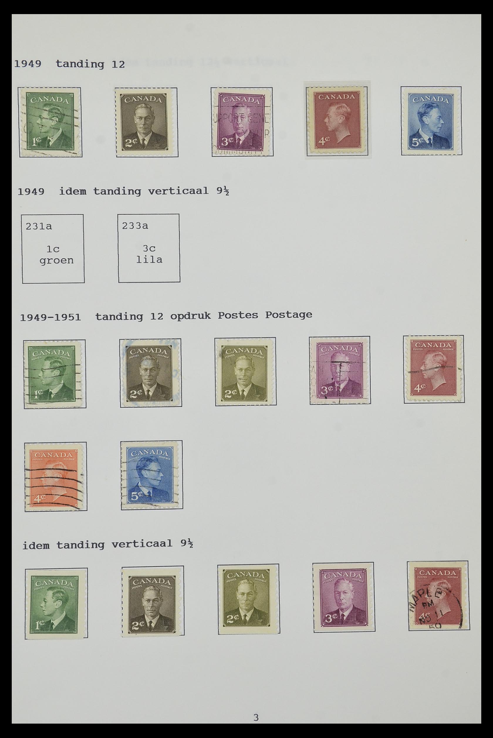 34323 042 - Postzegelverzameling 34323 Engelse koloniën George VI 1937-1952.