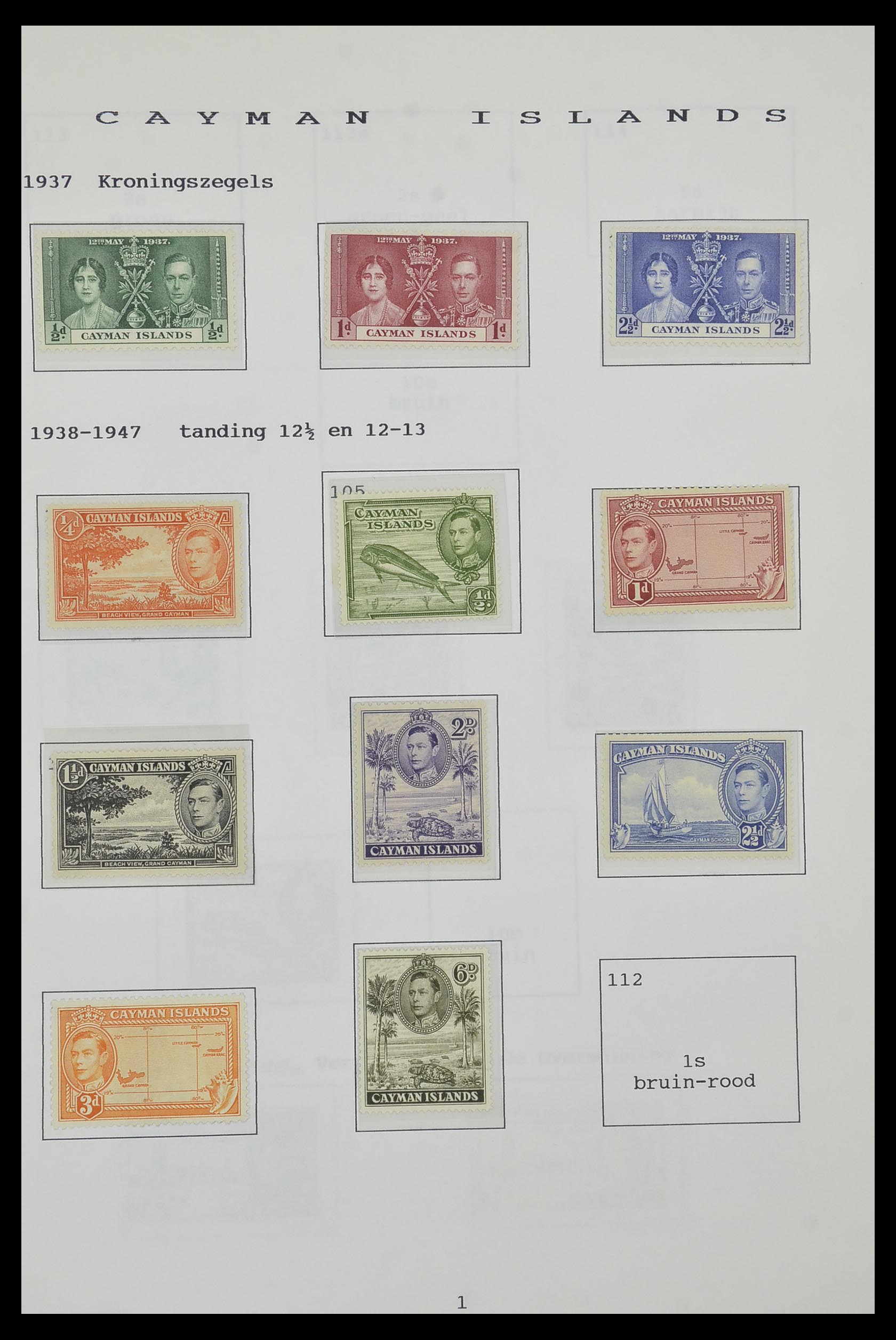 34323 044 - Stamp collection 34323 British Commonwealth George VI 1937-1952.