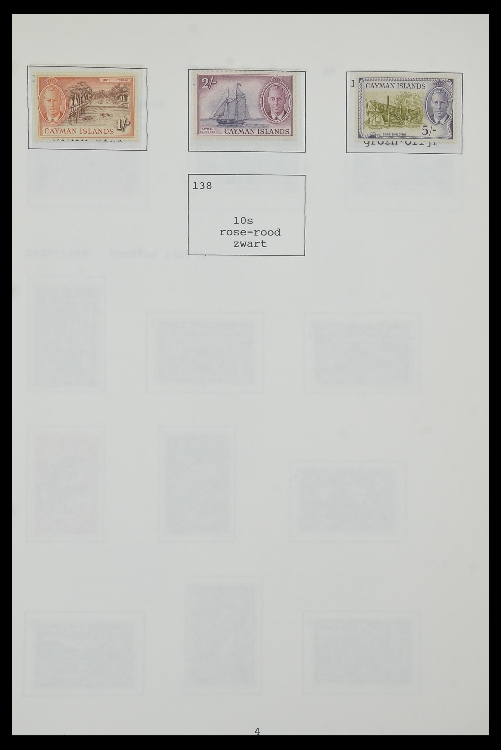 34323 047 - Postzegelverzameling 34323 Engelse koloniën George VI 1937-1952.