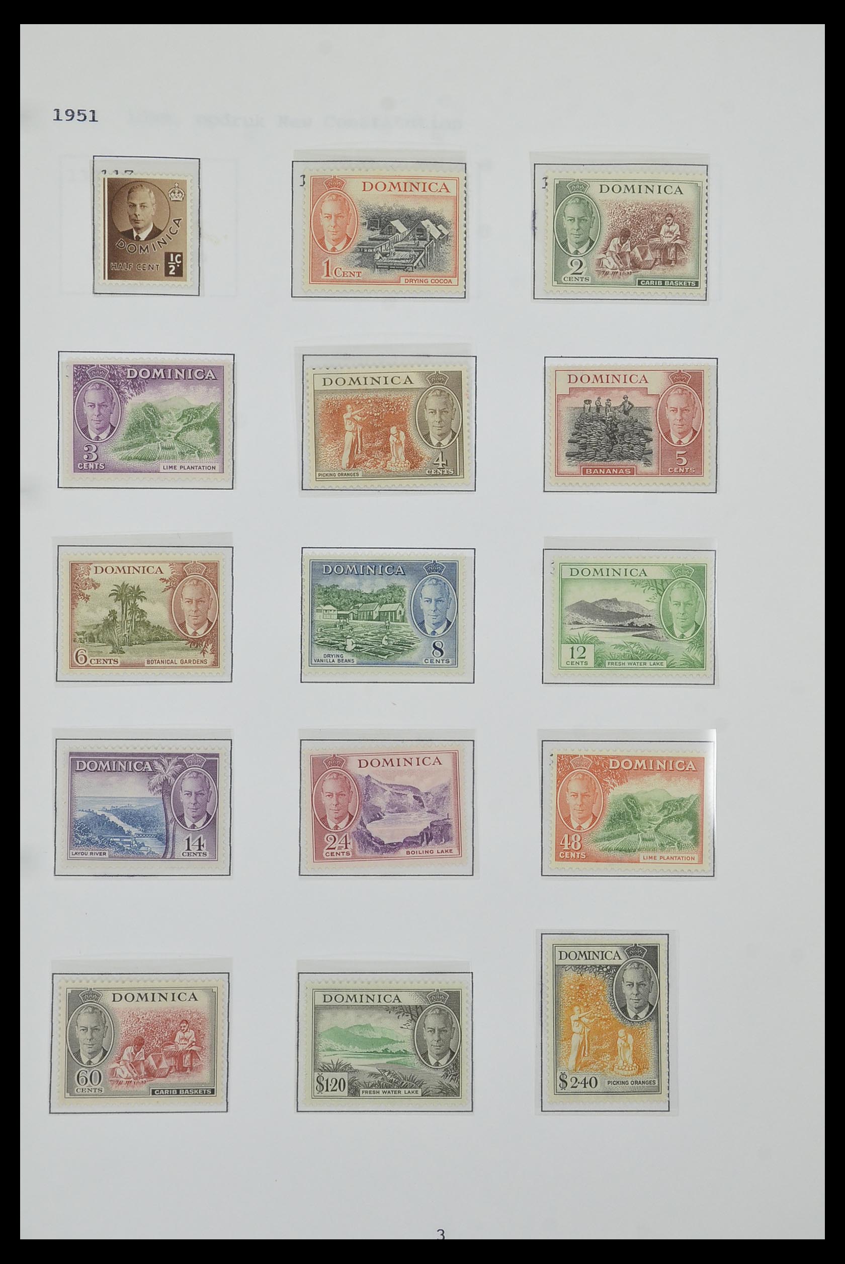 34323 058 - Stamp collection 34323 British Commonwealth George VI 1937-1952.