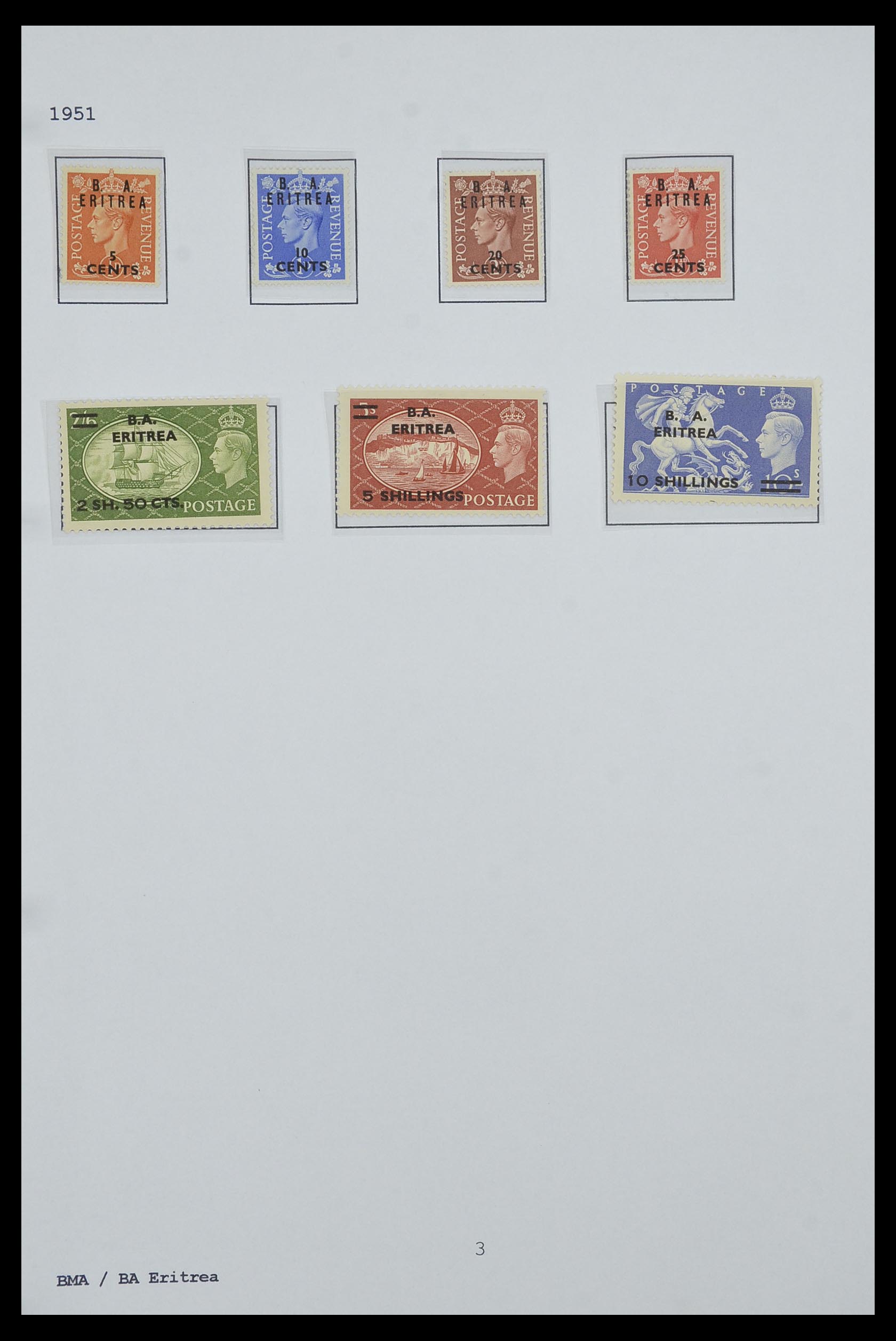 34323 061 - Postzegelverzameling 34323 Engelse koloniën George VI 1937-1952.