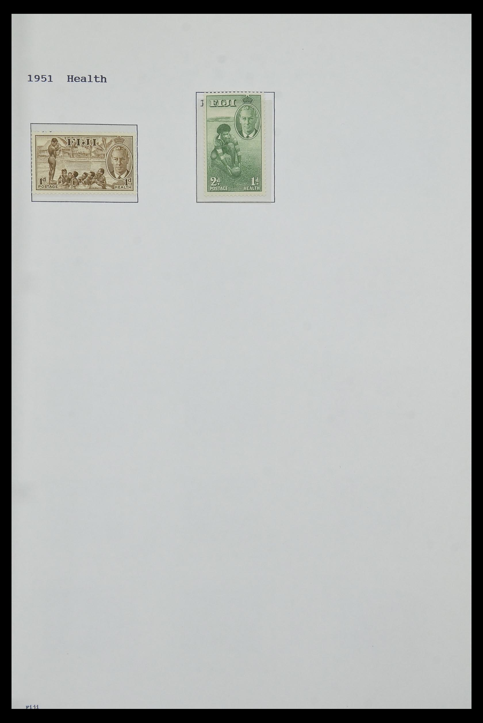34323 074 - Postzegelverzameling 34323 Engelse koloniën George VI 1937-1952.
