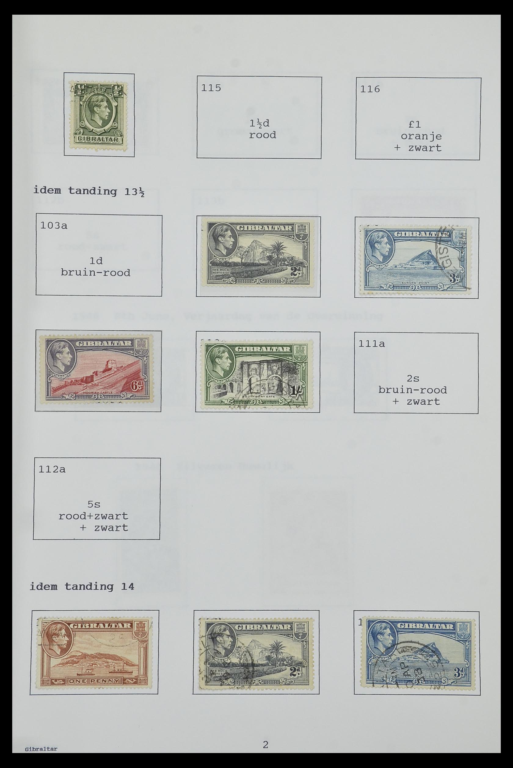 34323 078 - Postzegelverzameling 34323 Engelse koloniën George VI 1937-1952.