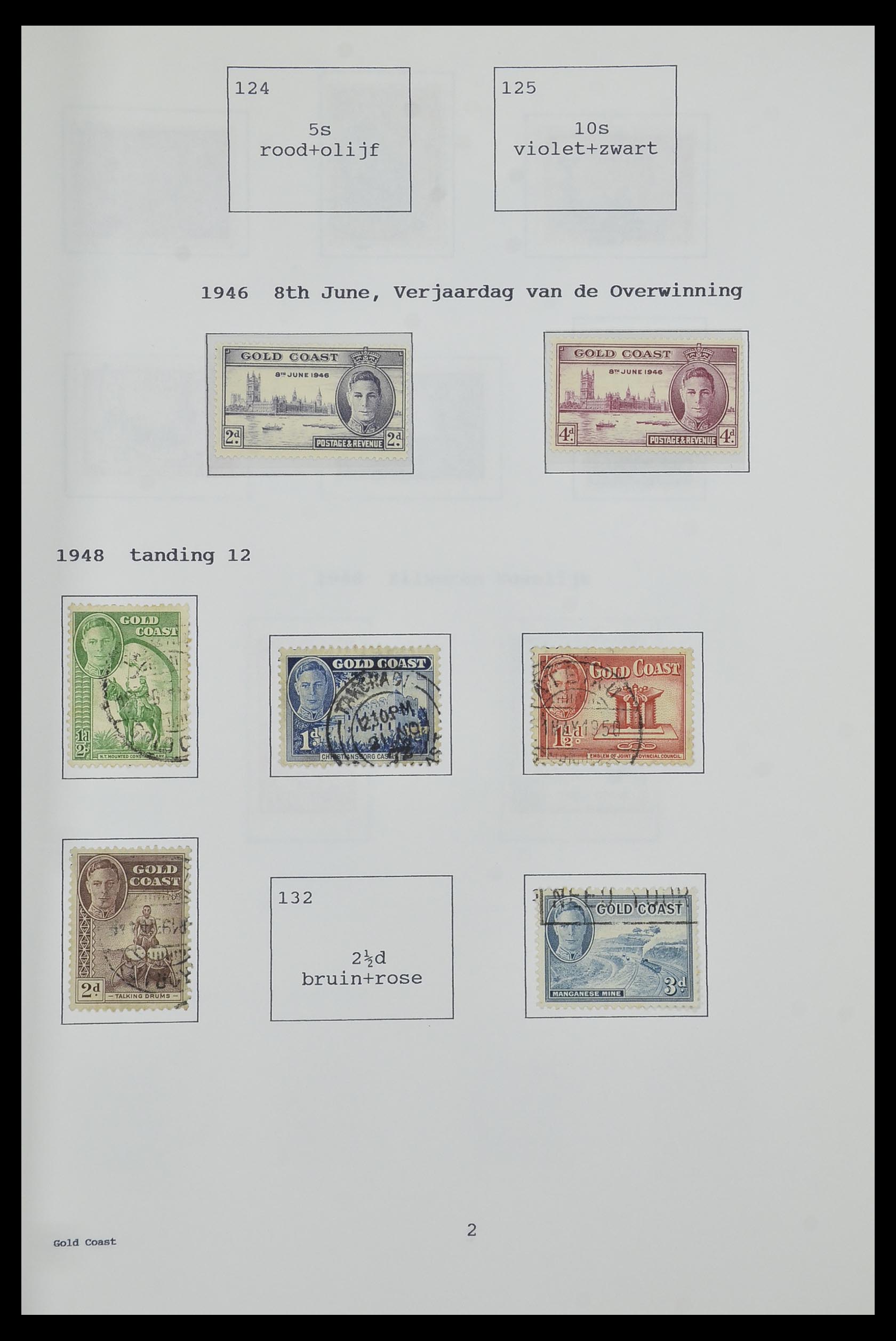 34323 084 - Postzegelverzameling 34323 Engelse koloniën George VI 1937-1952.
