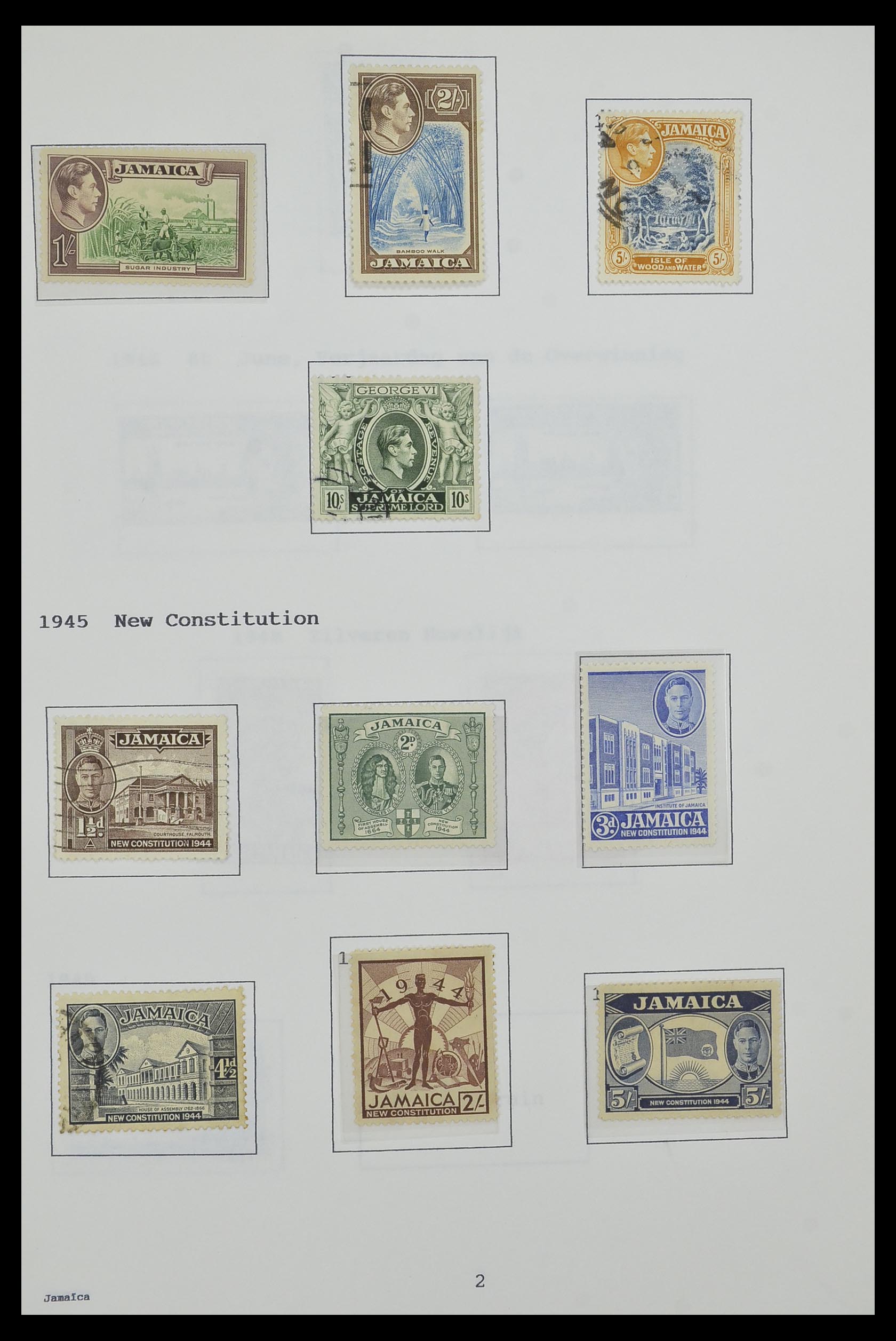 34323 106 - Postzegelverzameling 34323 Engelse koloniën George VI 1937-1952.